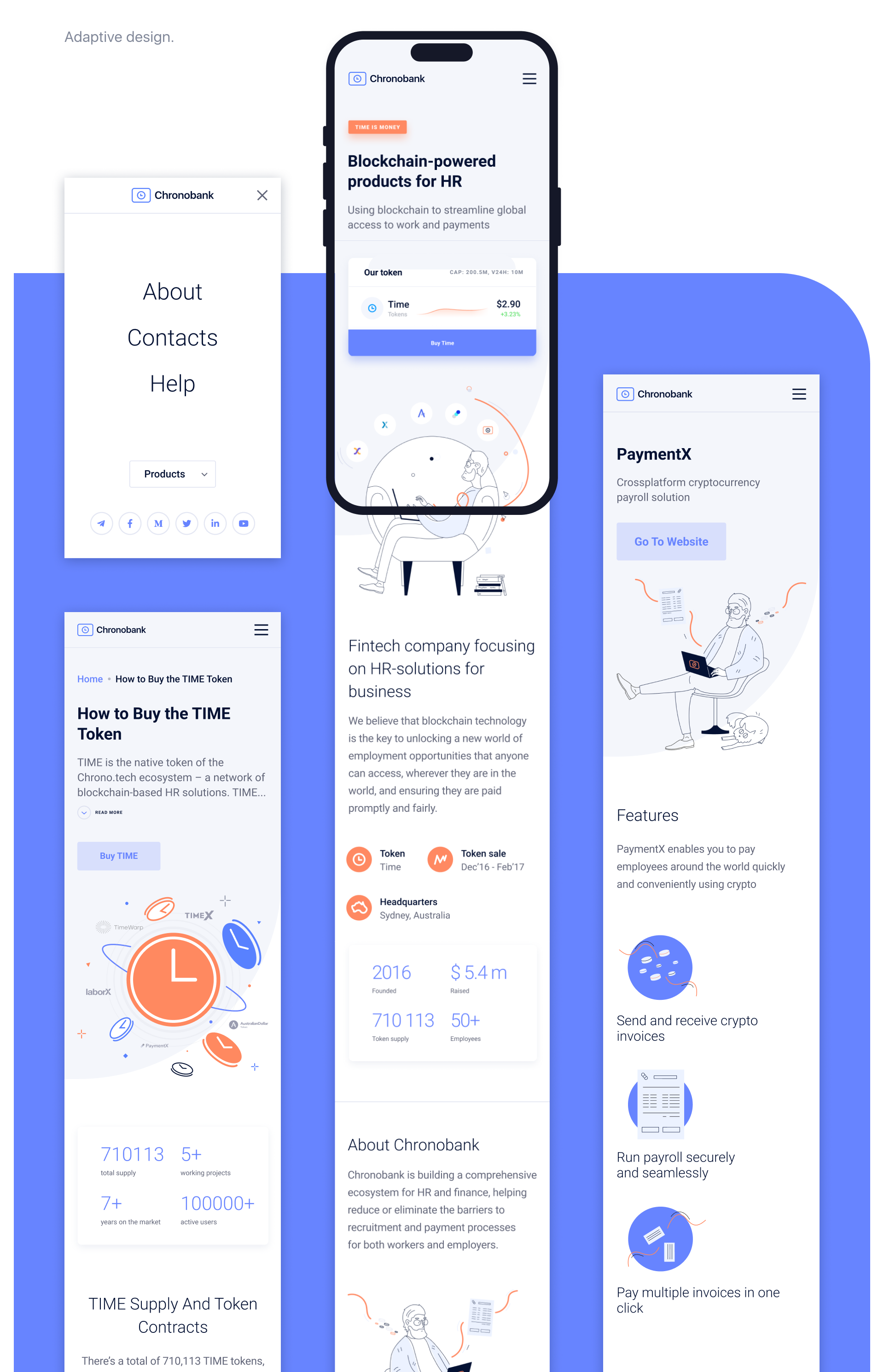 Chronobank. Branding & Website design. 2020 — Изображение №11 — Интерфейсы, Брендинг на Dprofile