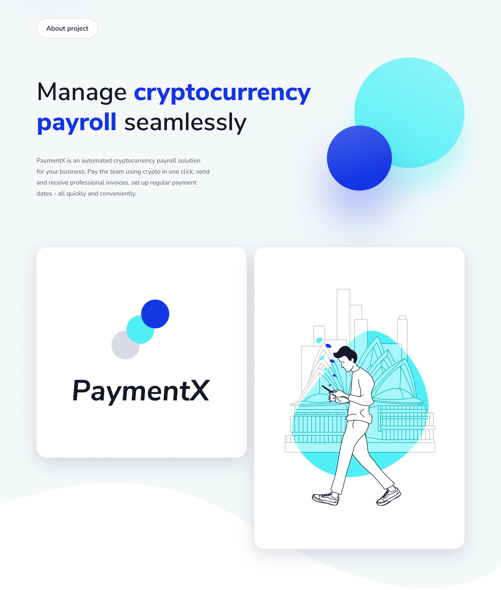 PaymentX. UI/UX design for cryptocurrency payroll platform. — Изображение №2 — Интерфейсы на Dprofile