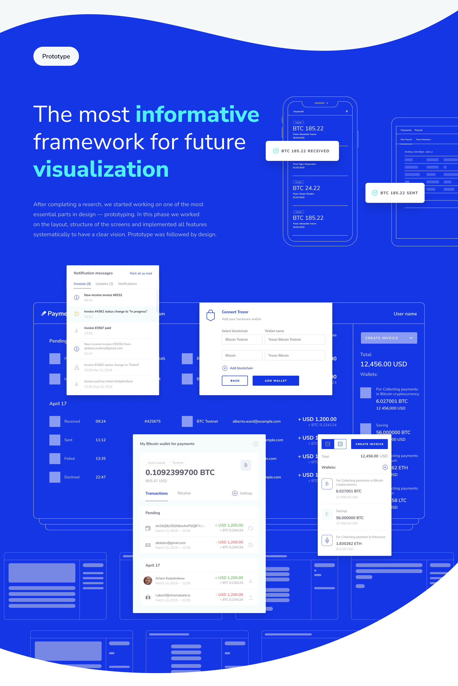 PaymentX. UI/UX design for cryptocurrency payroll platform. — Изображение №6 — Интерфейсы на Dprofile