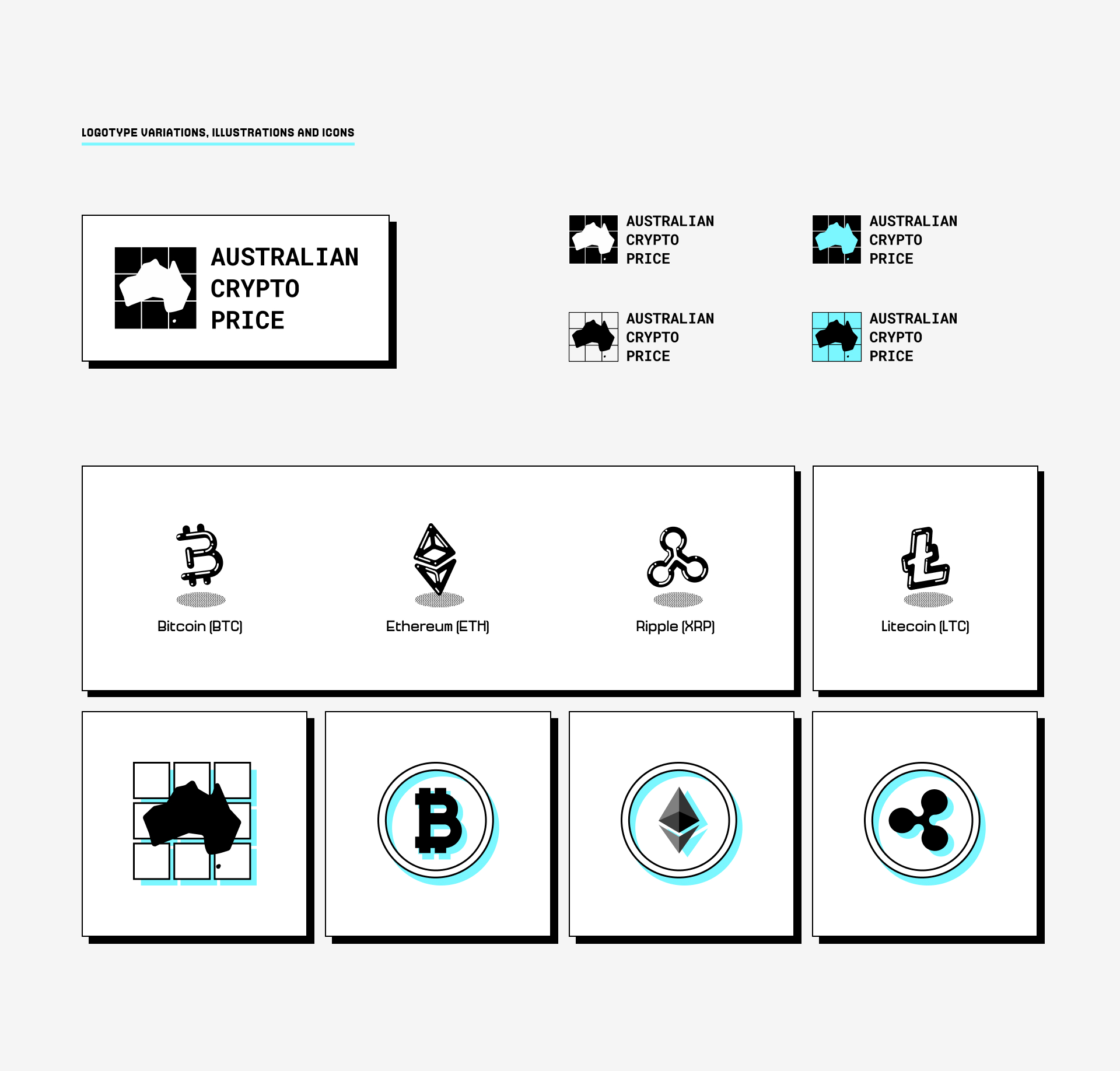 Australian Crypto Price. Logo & Website design. 2022 — Изображение №2 — Интерфейсы, Брендинг на Dprofile