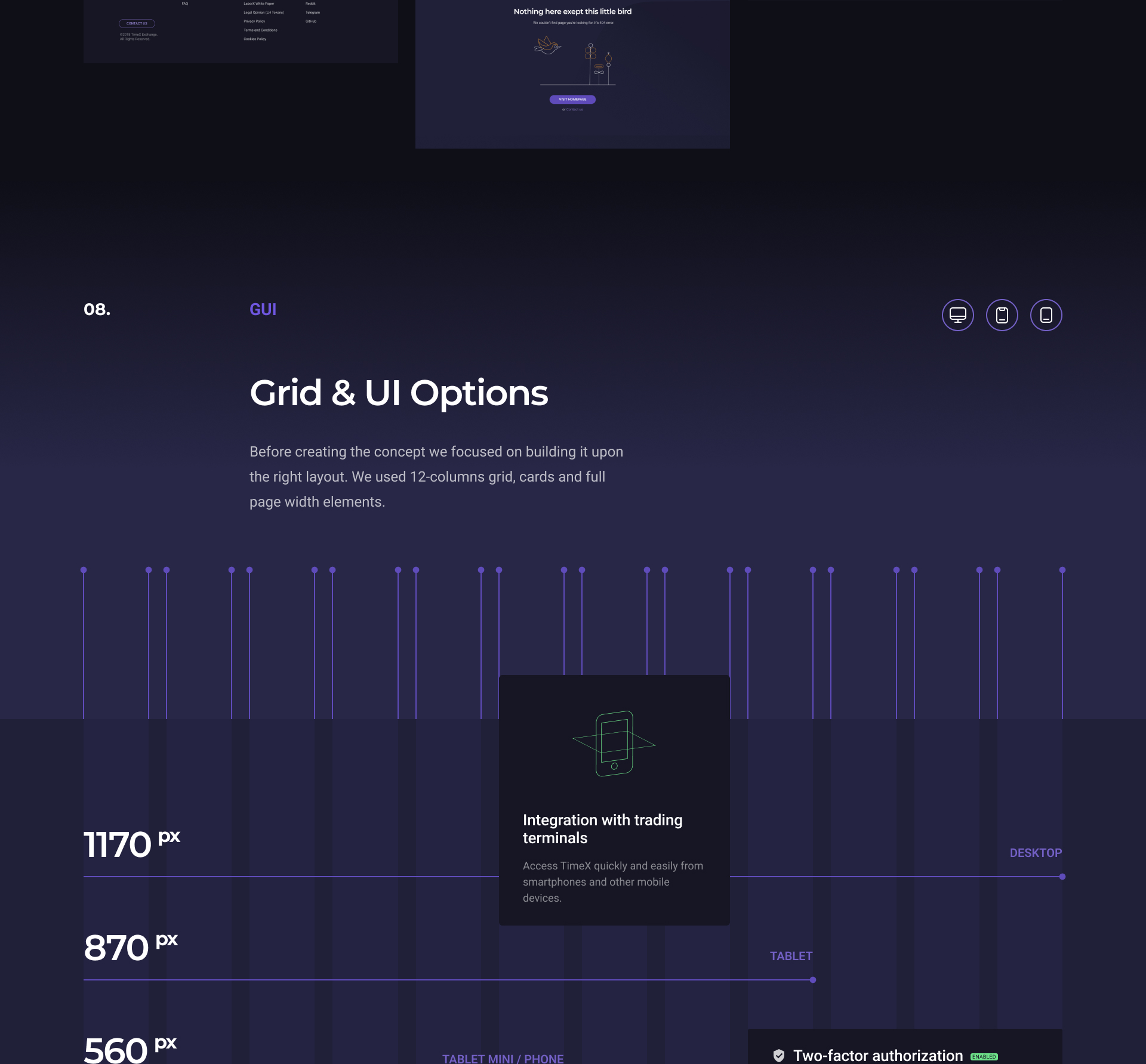 TimeX — Trading Platform. Branding & Website design. 2020 — Изображение №11 — Интерфейсы, Брендинг на Dprofile