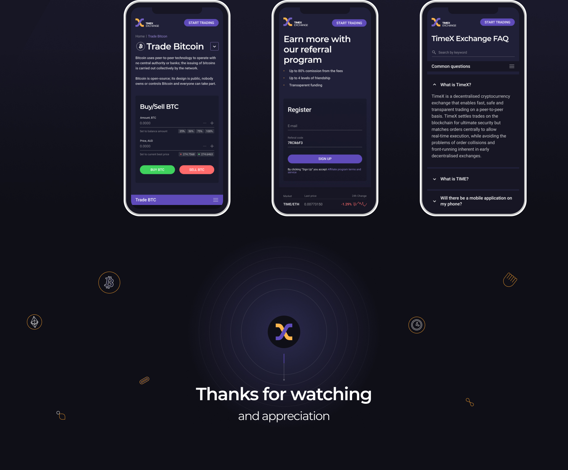 TimeX — Trading Platform. Branding & Website design. 2020 — Изображение №13 — Интерфейсы, Брендинг на Dprofile