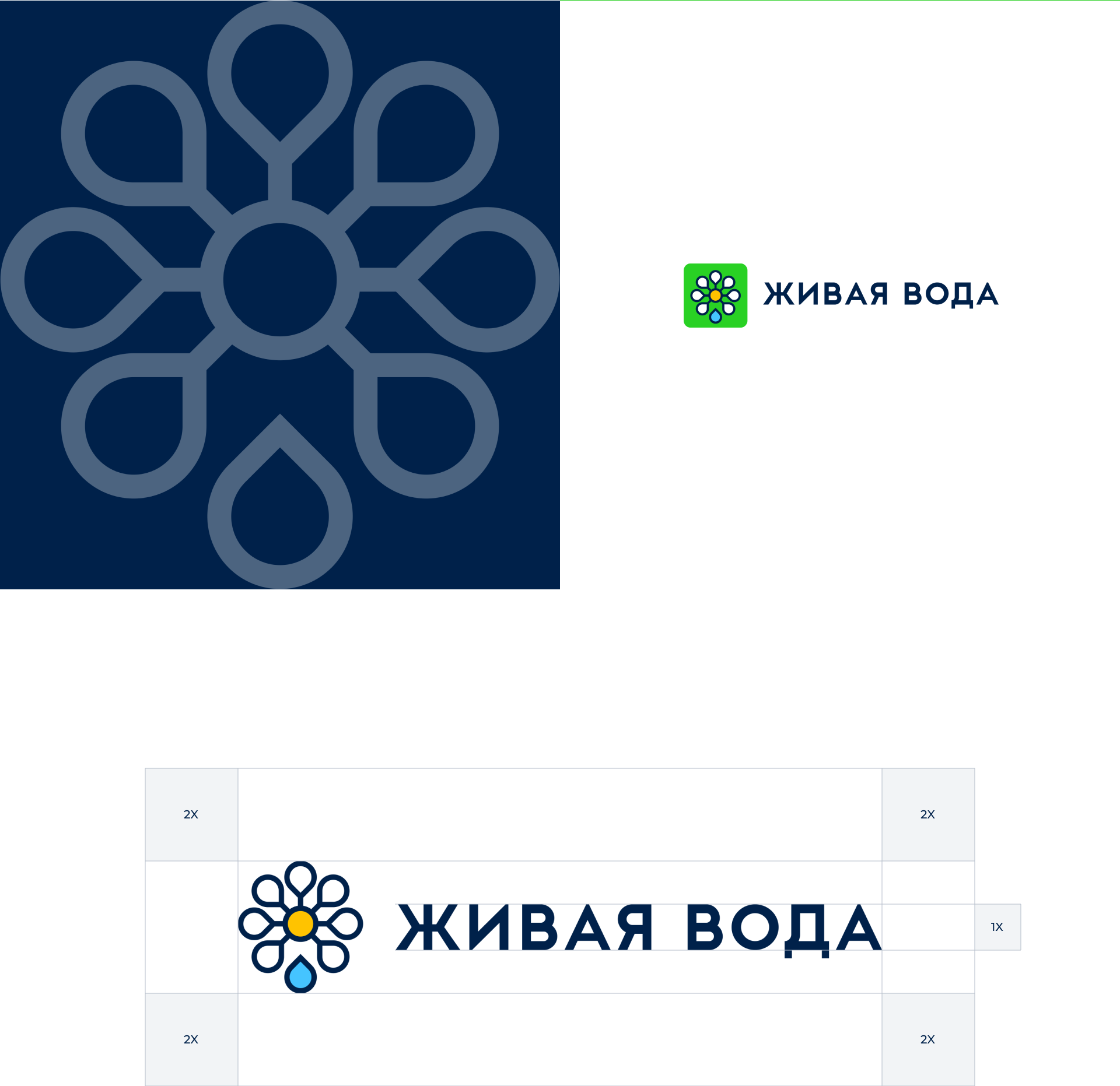 Живая вода. Фирменный стиль и концепт сайта. 2018 — Изображение №6 — Интерфейсы, Брендинг на Dprofile