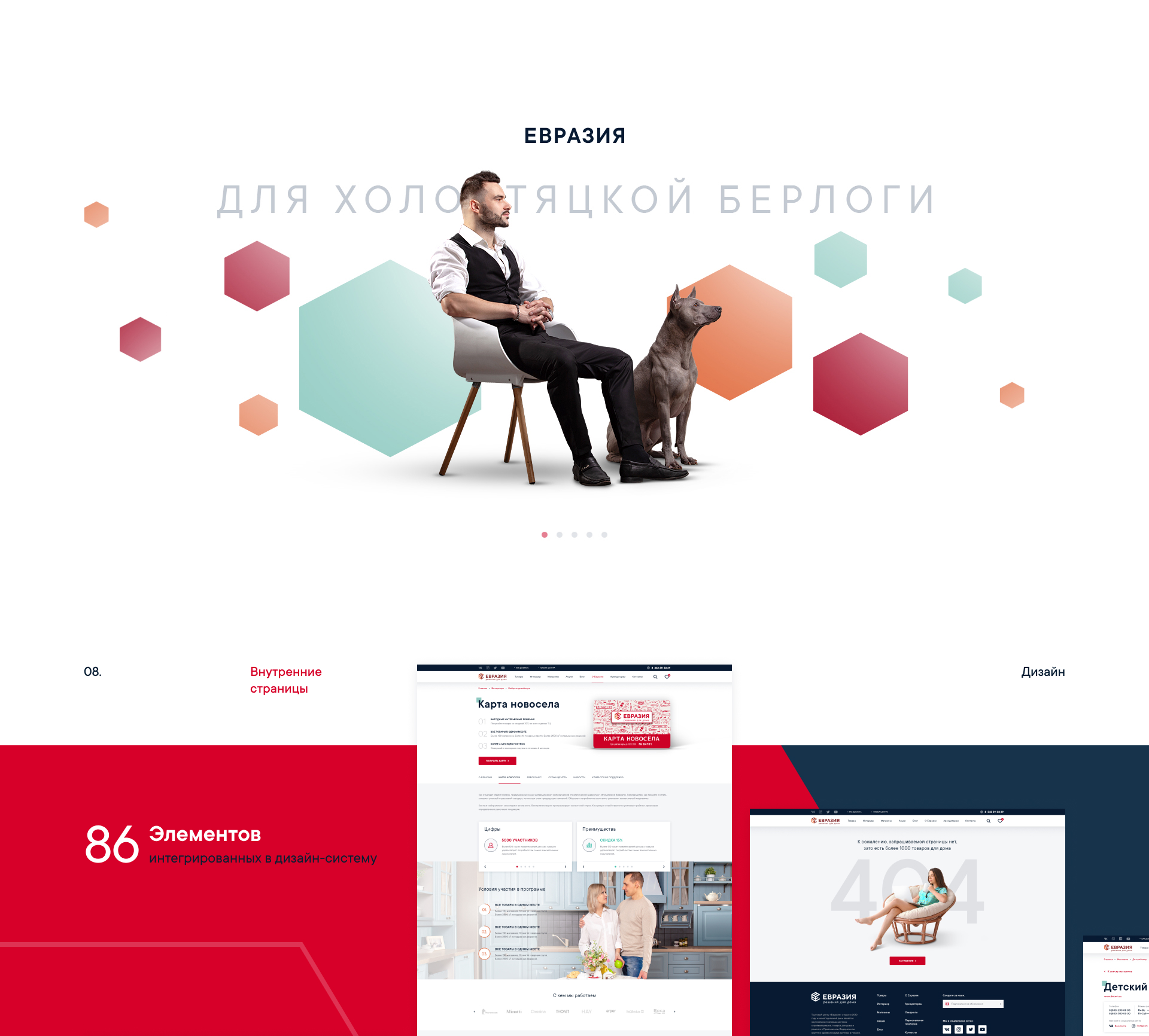 Eurasia. Website design. 2019 — Изображение №11 — Интерфейсы, Графика на Dprofile