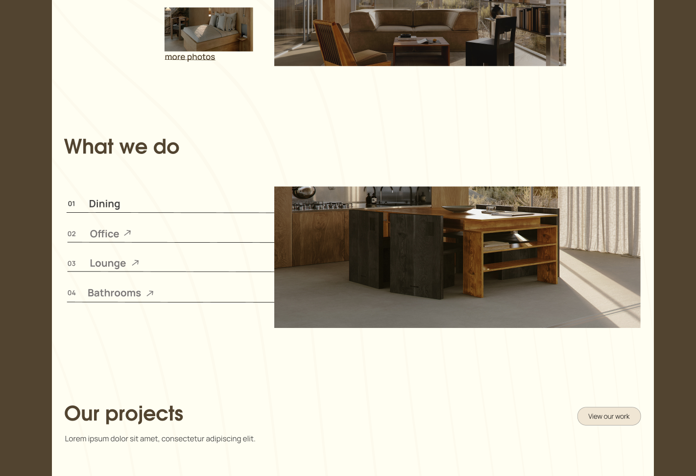 Gretta/Landing page for an architectural bureau — Изображение №10 — Интерфейсы на Dprofile