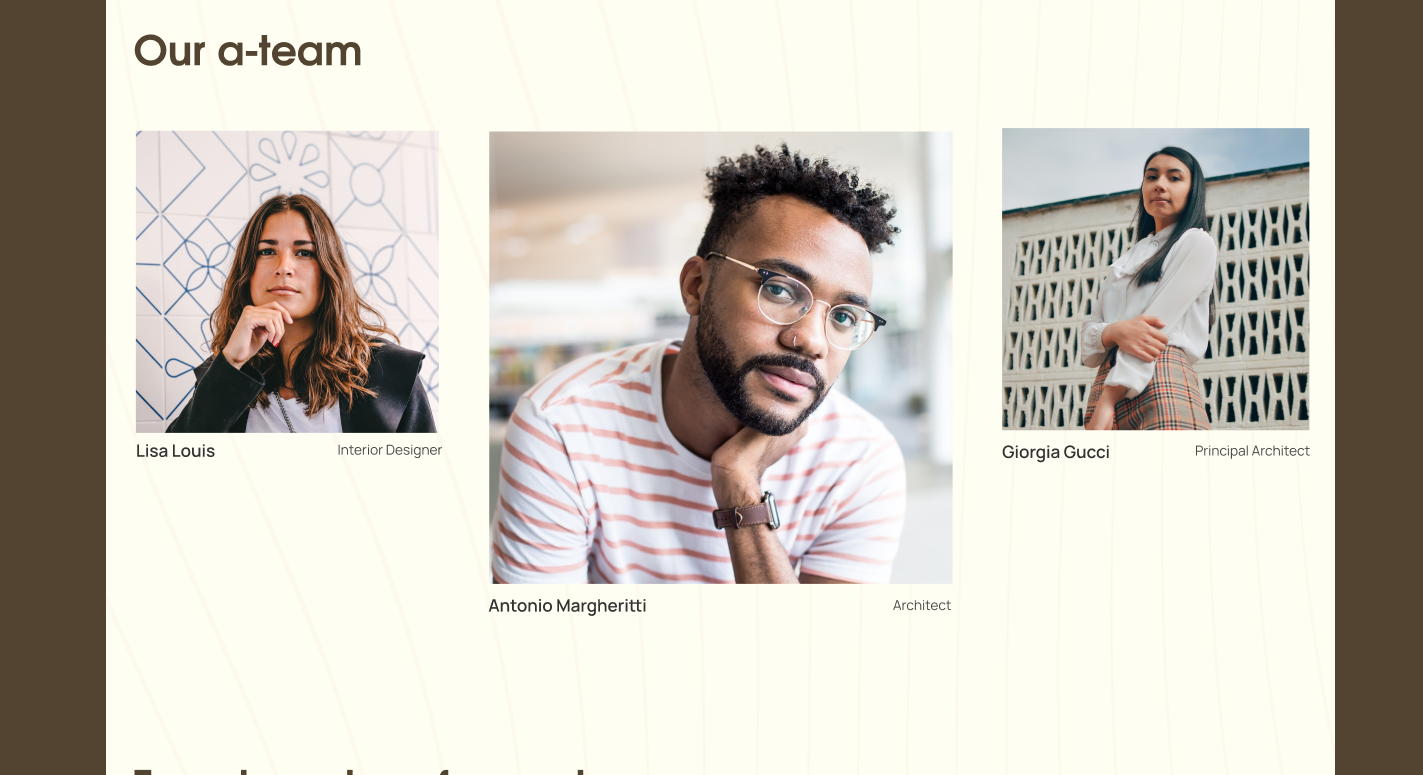 Gretta/Landing page for an architectural bureau — Изображение №12 — Интерфейсы на Dprofile