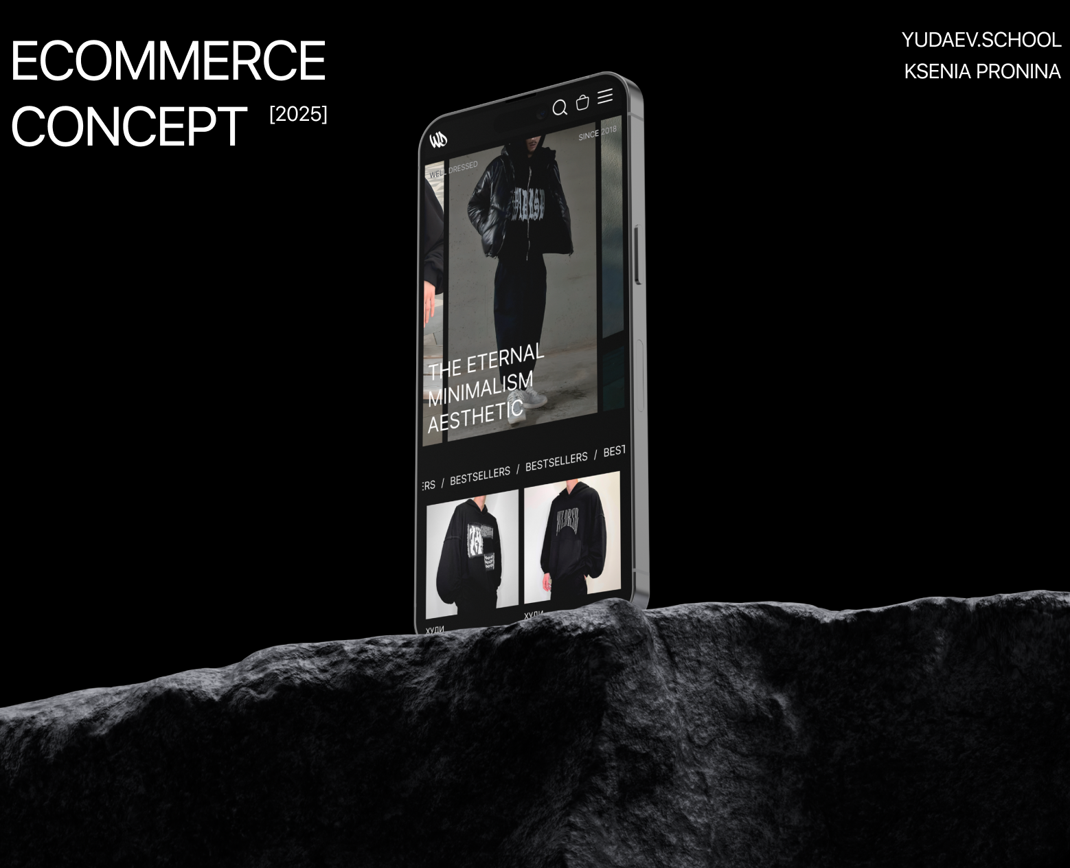 WELL DRESSED | ECOMMERCE DESIGN CONCEPT — Интерфейсы на Dprofile