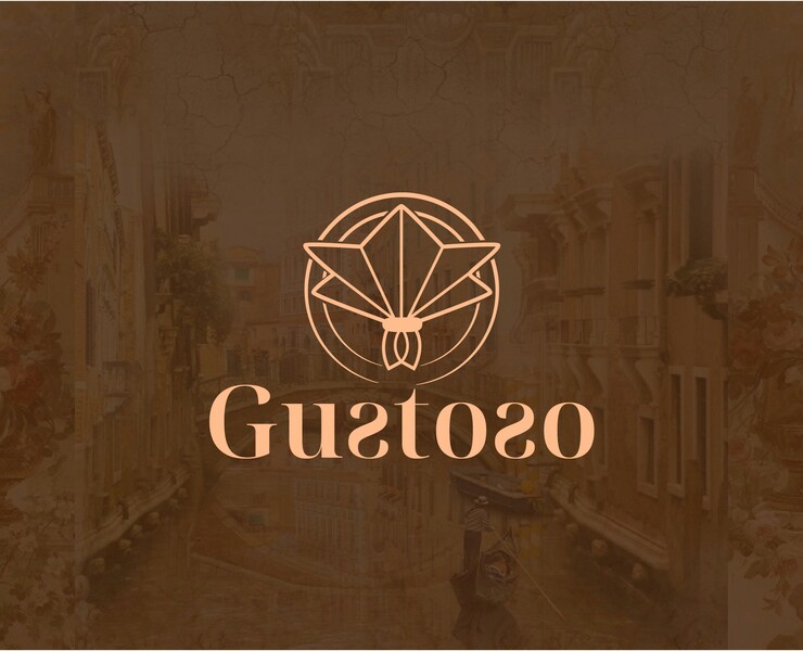 Айдентика ресторана Gustoso на Dprofile