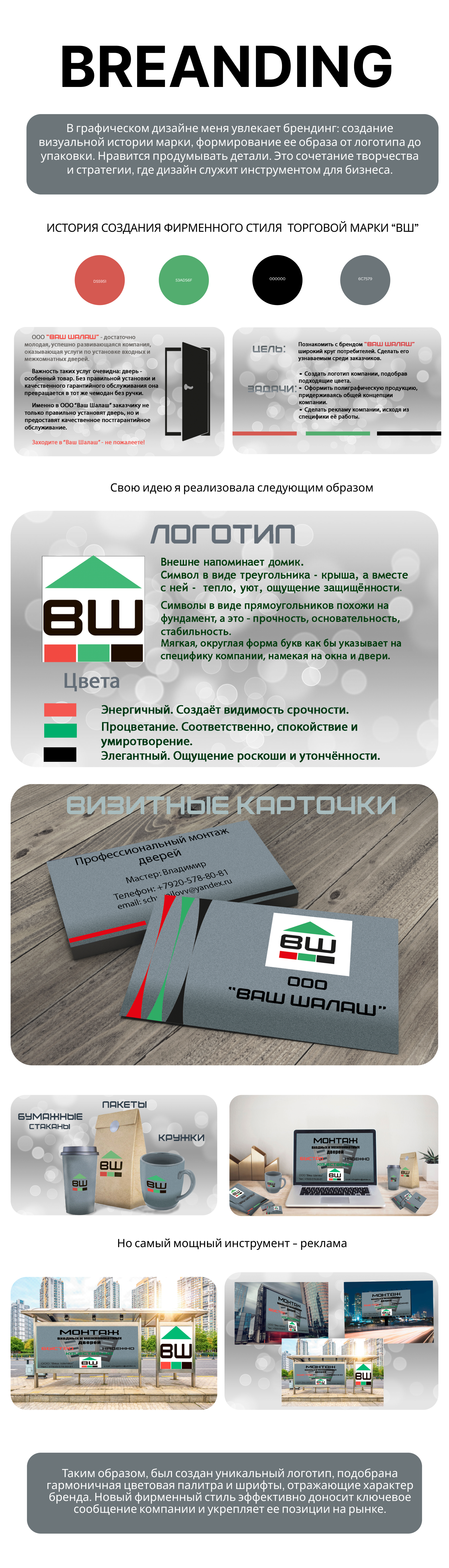 Разработка фирменного стиля для торговой марки "ВШ" — Изображение №1 — Брендинг на Dprofile