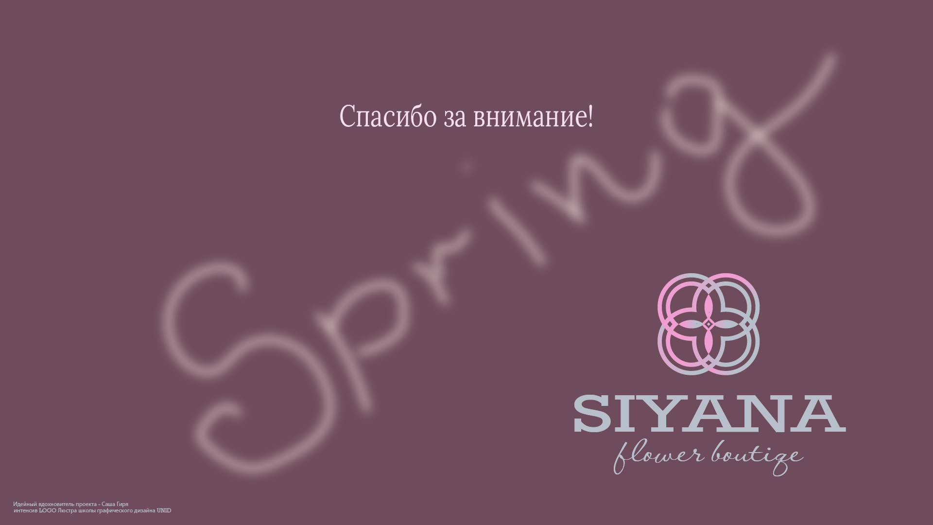 Проект "SYANA" — Изображение №6 — Брендинг на Dprofile