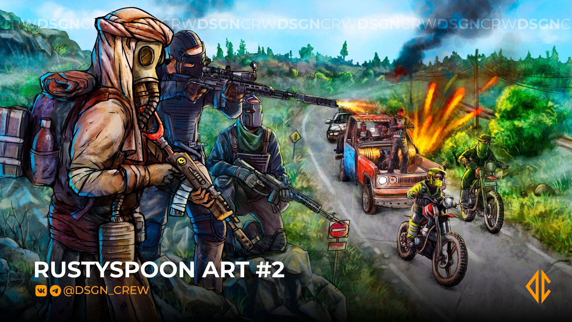 RUSTYSPOON ART#2 — Изображение №1 — Иллюстрация, Маркетинг на Dprofile