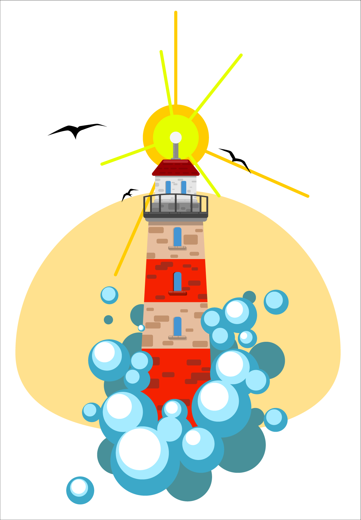 Маяк — Изображение №1 — Иллюстрация на Dprofile