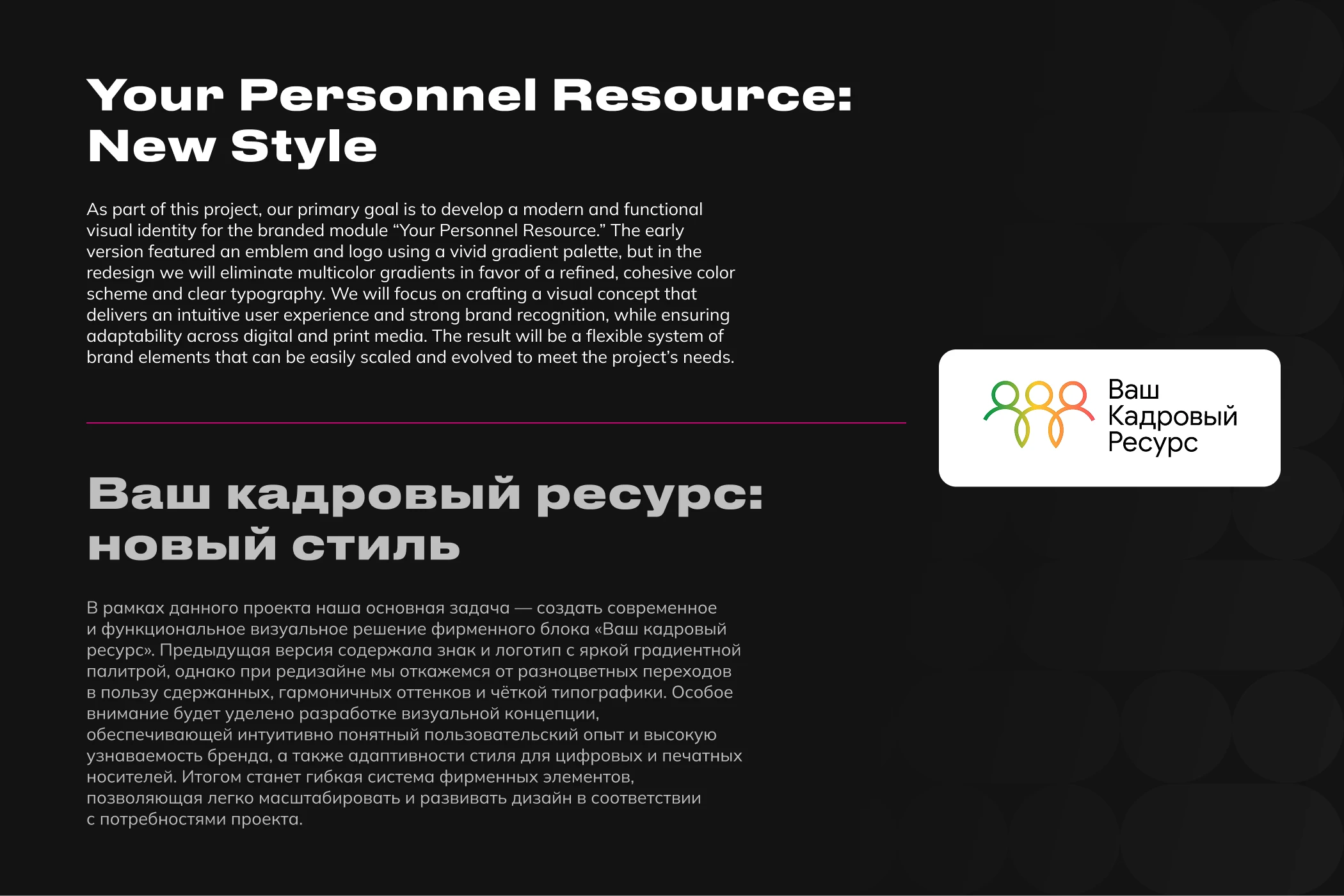 Брендинг «Ваш кадровый ресурс» — Изображение №3 — Брендинг на Dprofile