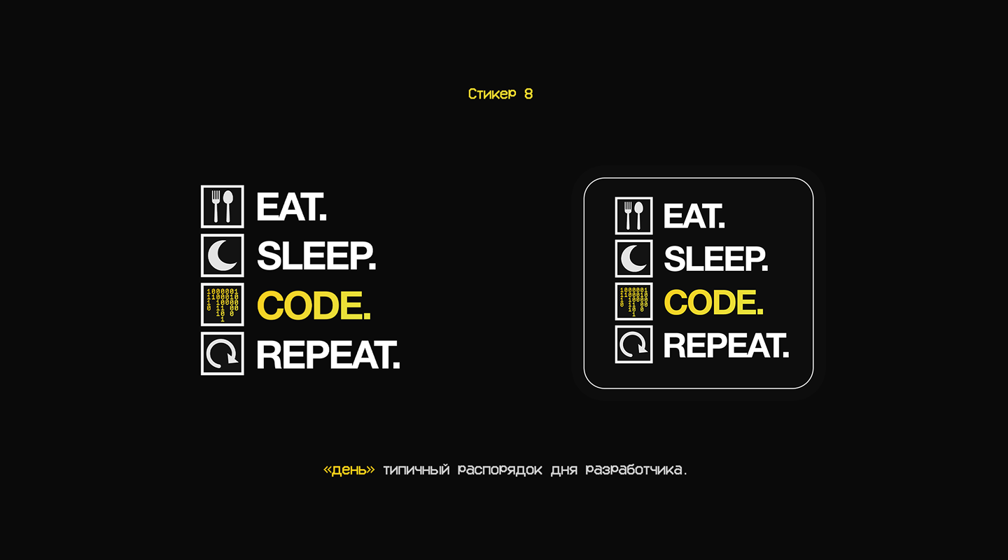 Coding Team — стикер пак — Изображение №9 — Брендинг, Иллюстрация на Dprofile