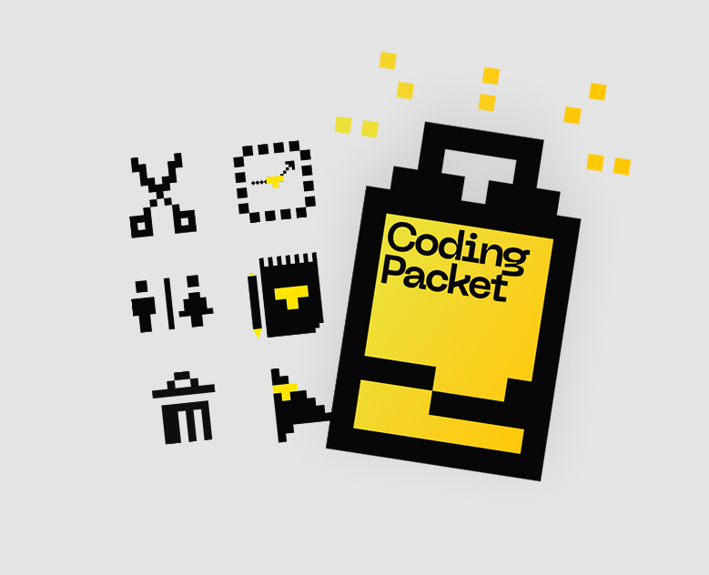 Coding Team — 52+ элемента айдентики на Dprofile