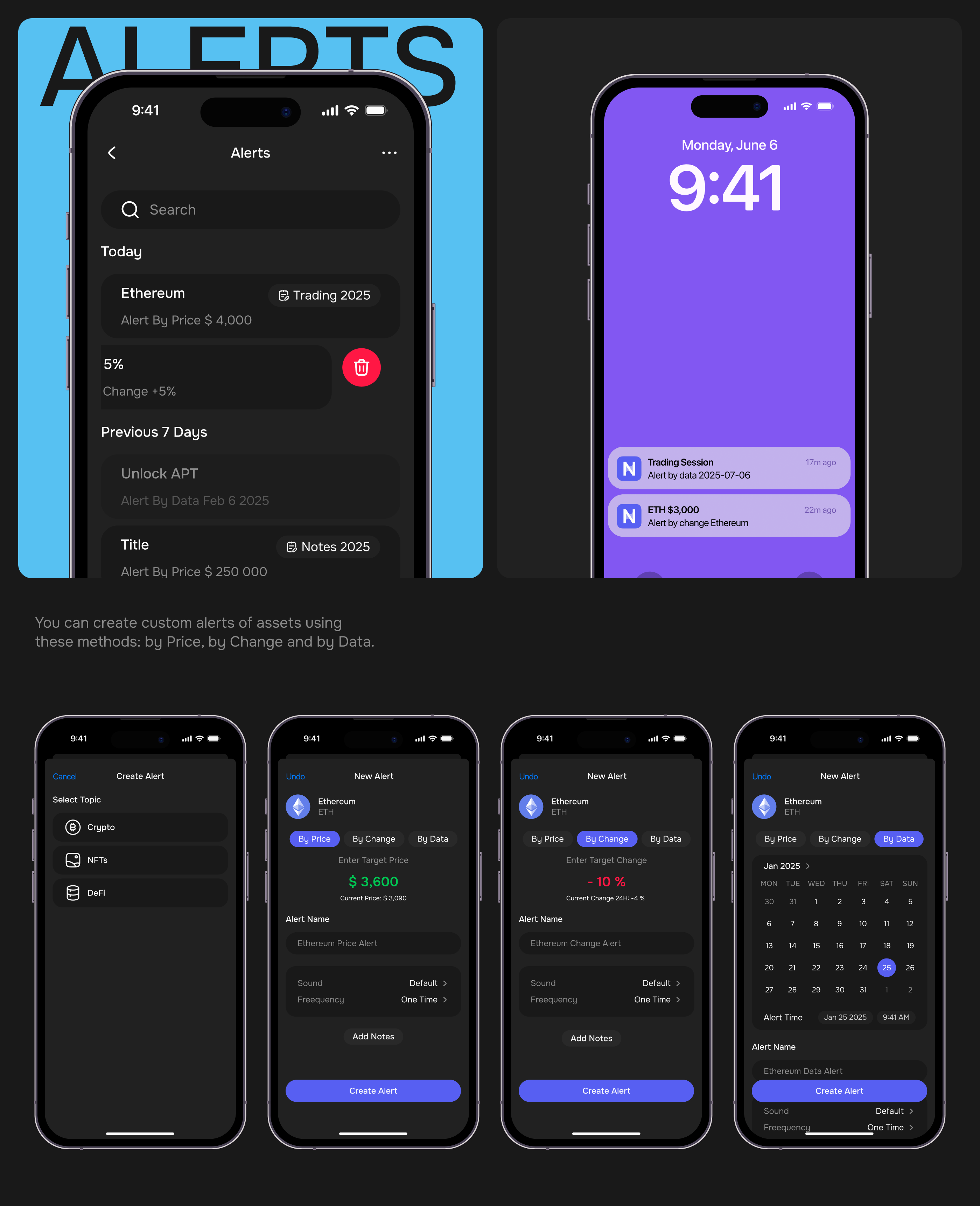 NexoTrack | Crypto Portfolio Tracker App UI/UX — Изображение №20 — Интерфейсы, Брендинг на Dprofile