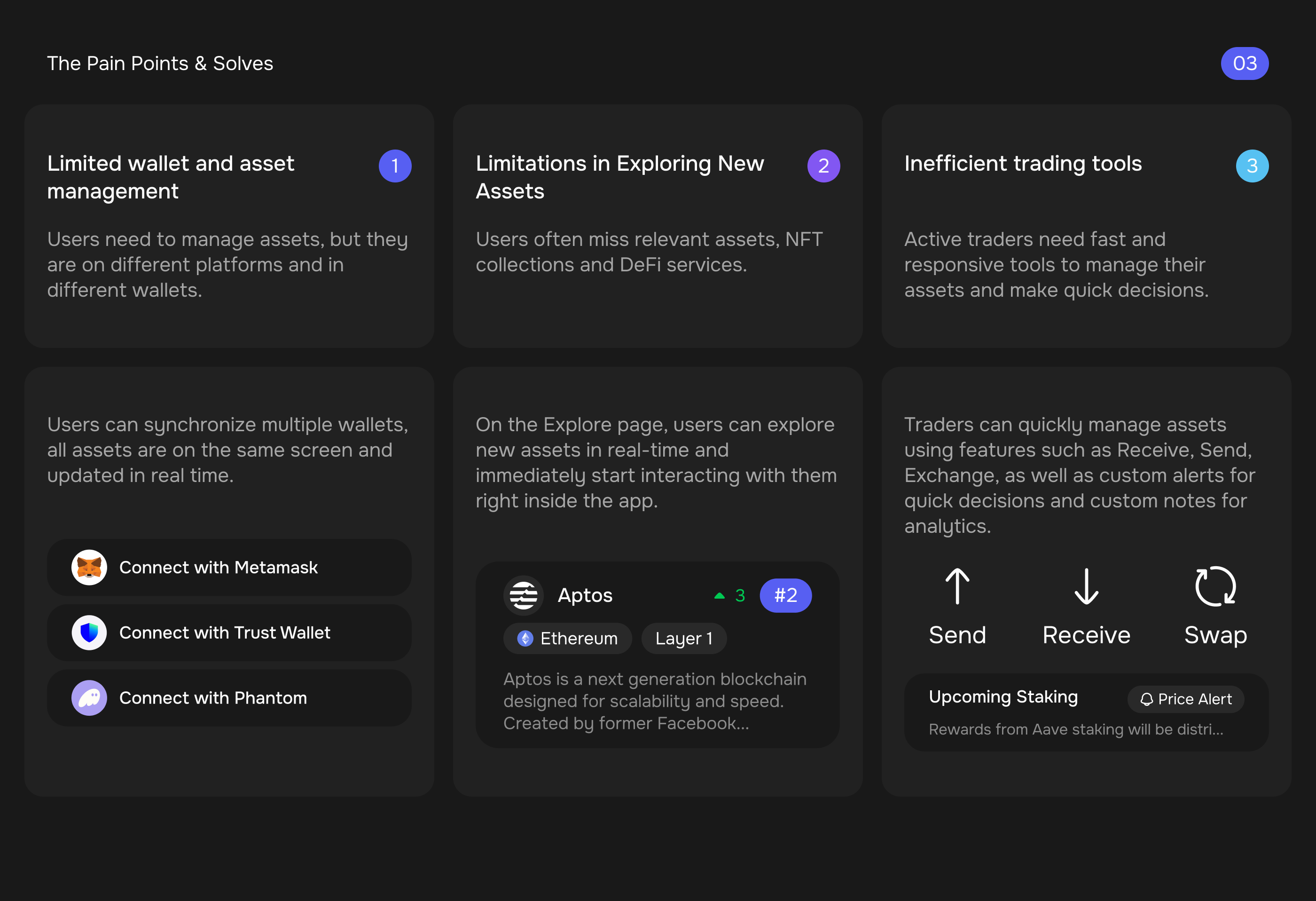 NexoTrack | Crypto Portfolio Tracker App UI/UX — Изображение №5 — Интерфейсы, Брендинг на Dprofile