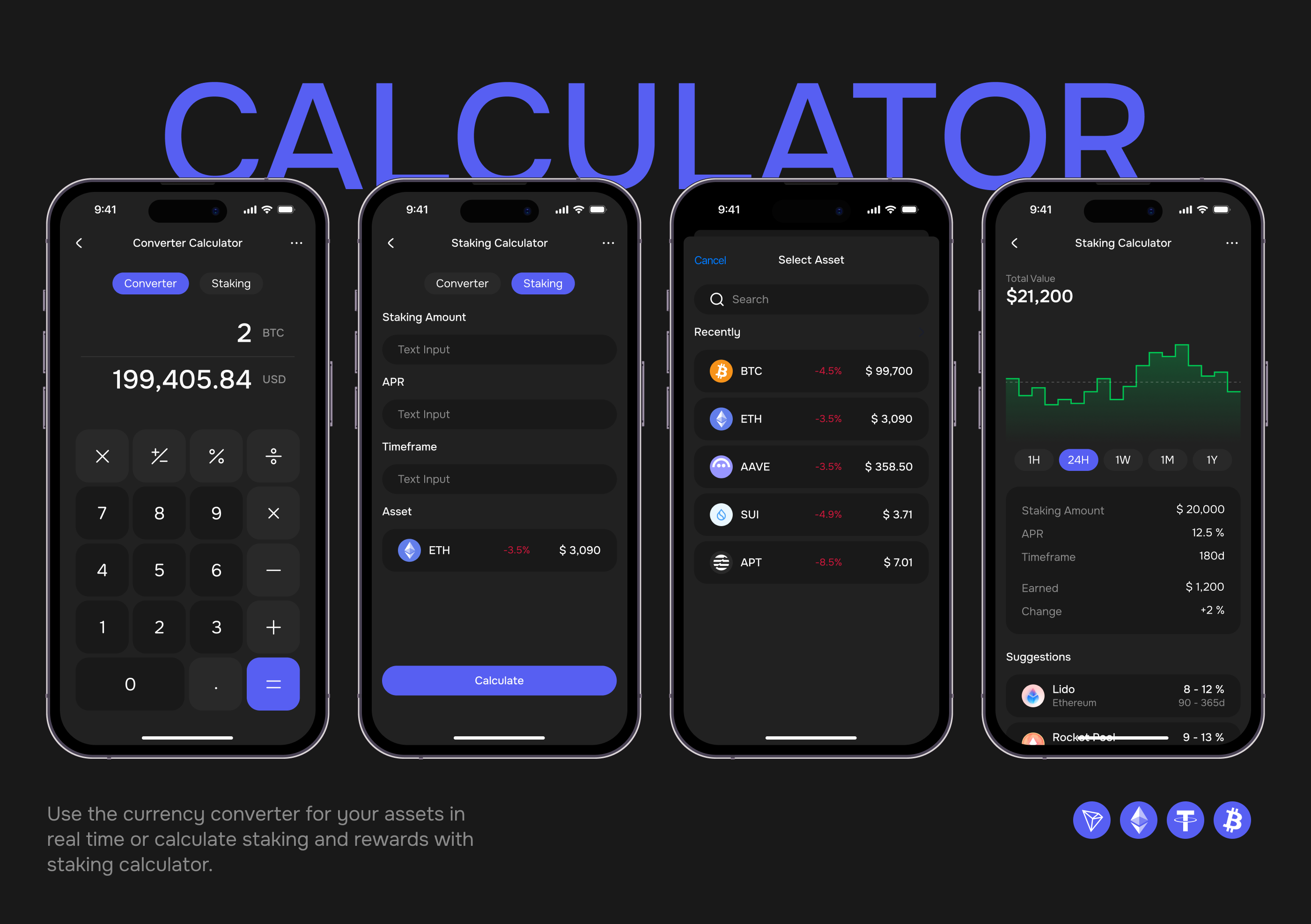NexoTrack | Crypto Portfolio Tracker App UI/UX — Изображение №19 — Интерфейсы, Брендинг на Dprofile