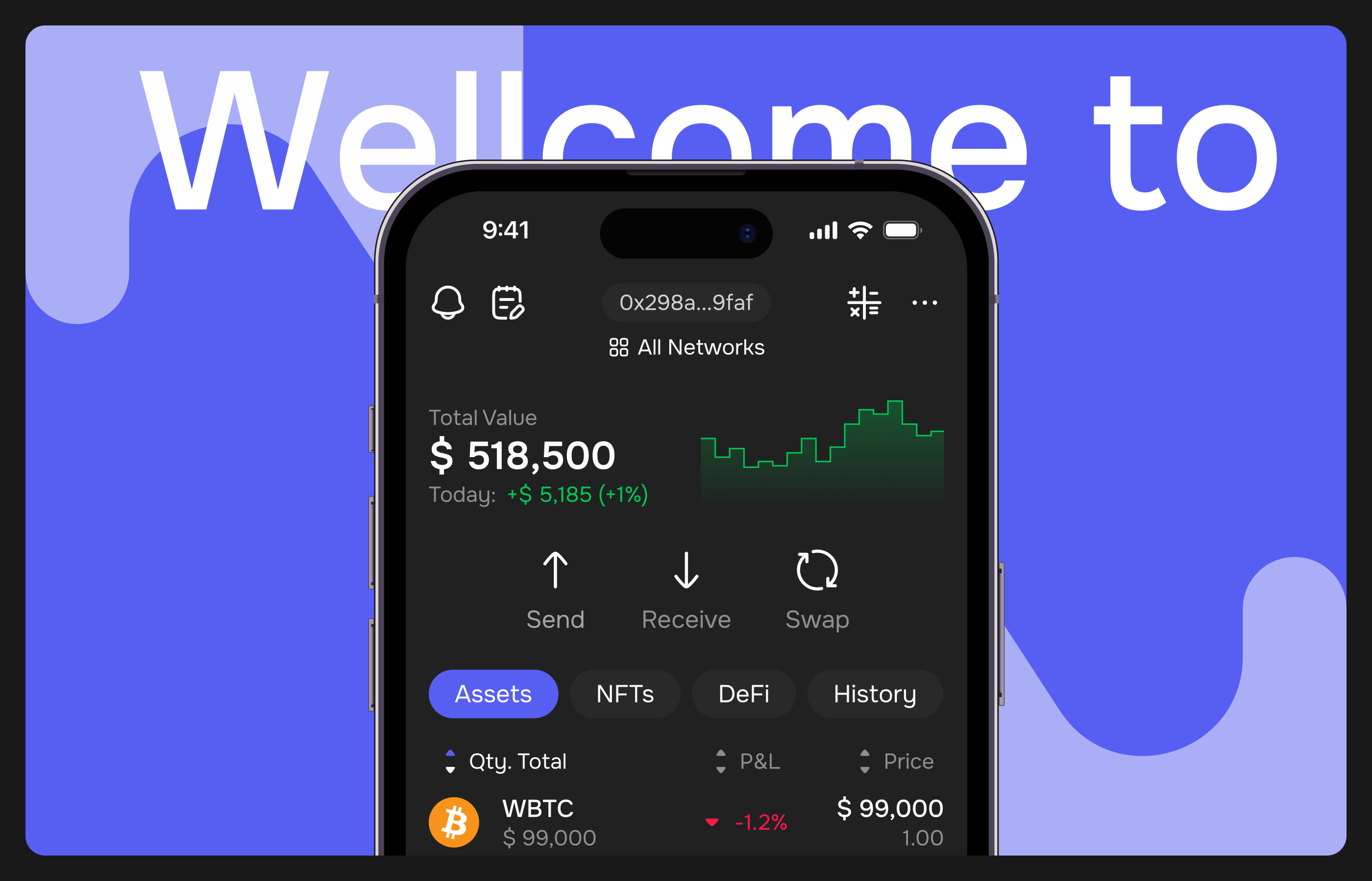 NexoTrack | Crypto Portfolio Tracker App UI/UX — Изображение №1 — Интерфейсы, Брендинг на Dprofile