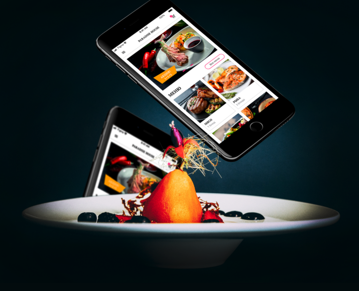 Приложение для ресторана — Интерфейсы на Dprofile