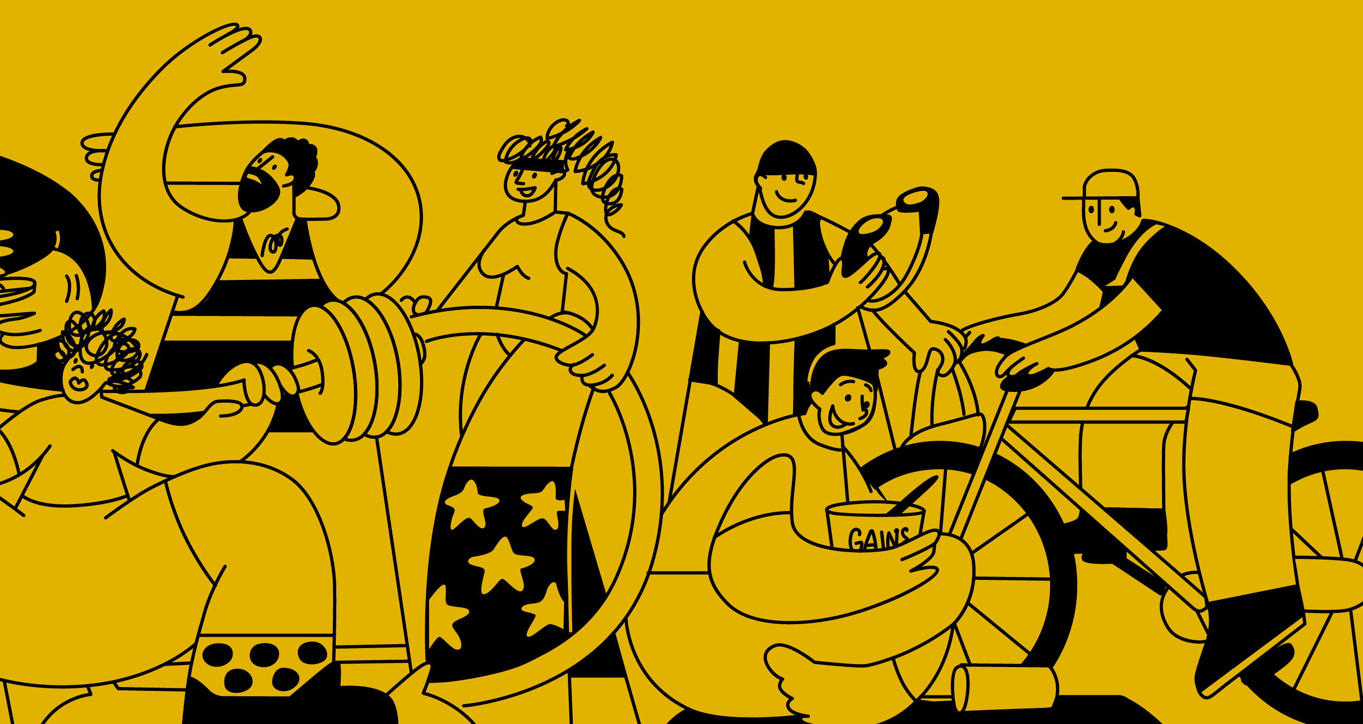 GAINS! | Дизайн упаковки, брендинг — Изображение №10 — Брендинг, Иллюстрация на Dprofile