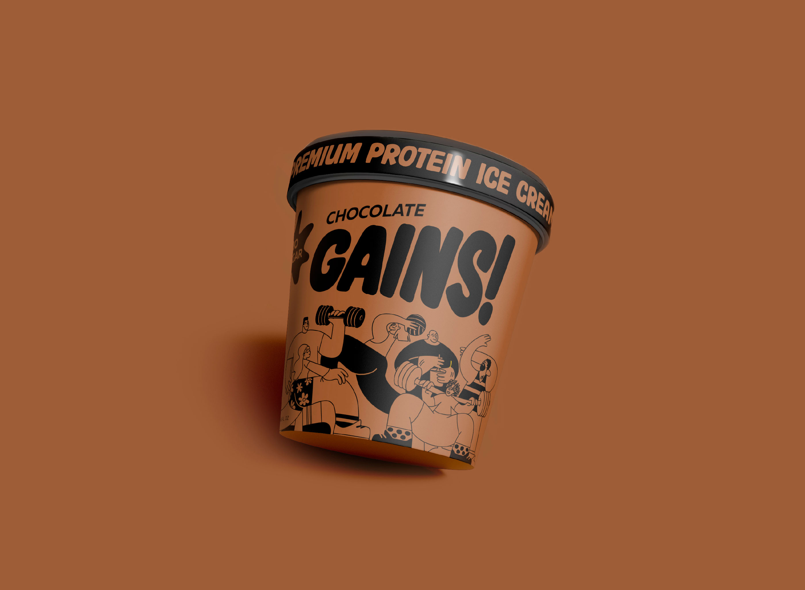GAINS! | Дизайн упаковки, брендинг — Изображение №7 — Брендинг, Иллюстрация на Dprofile