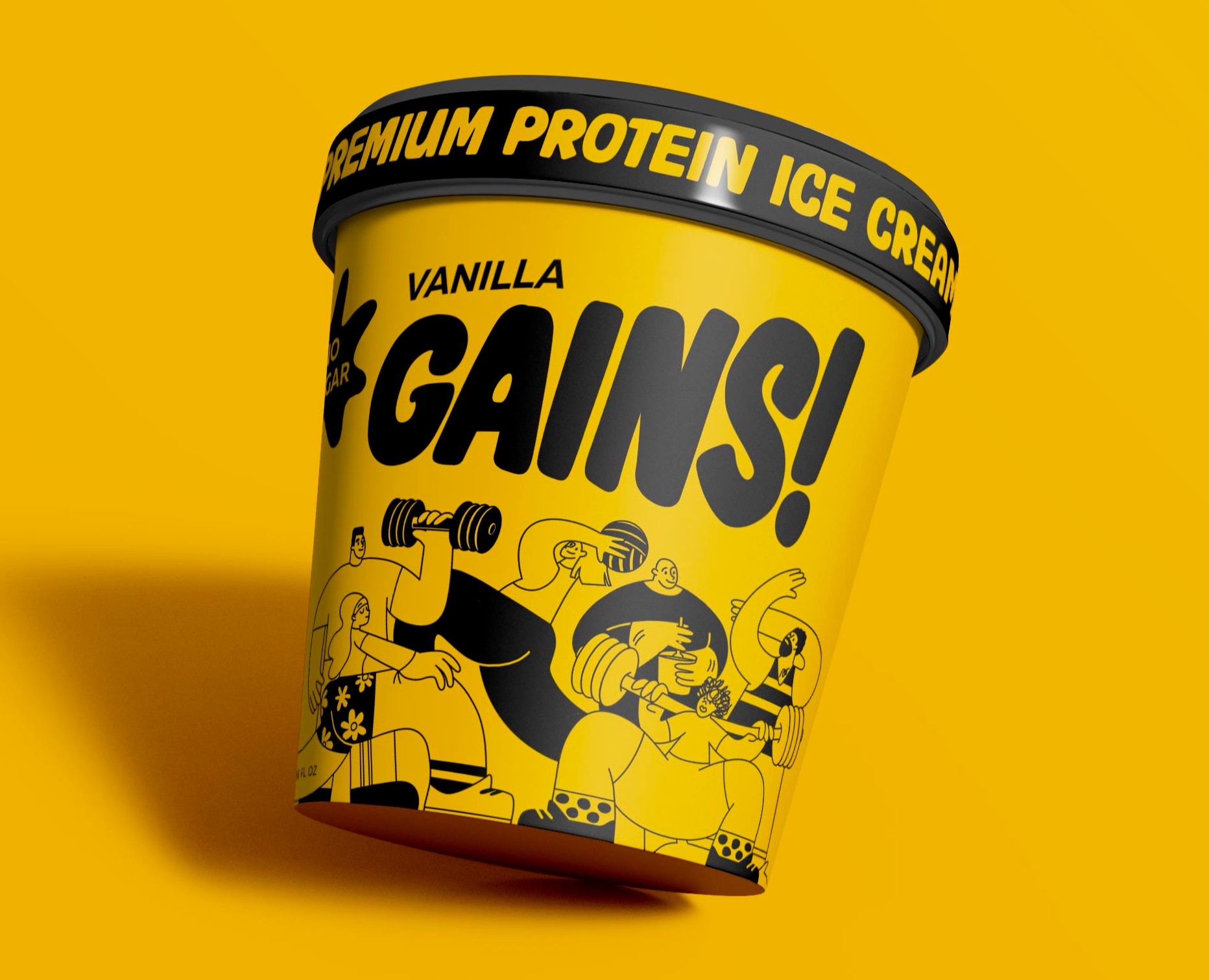 GAINS! | Дизайн упаковки, брендинг на Dprofile