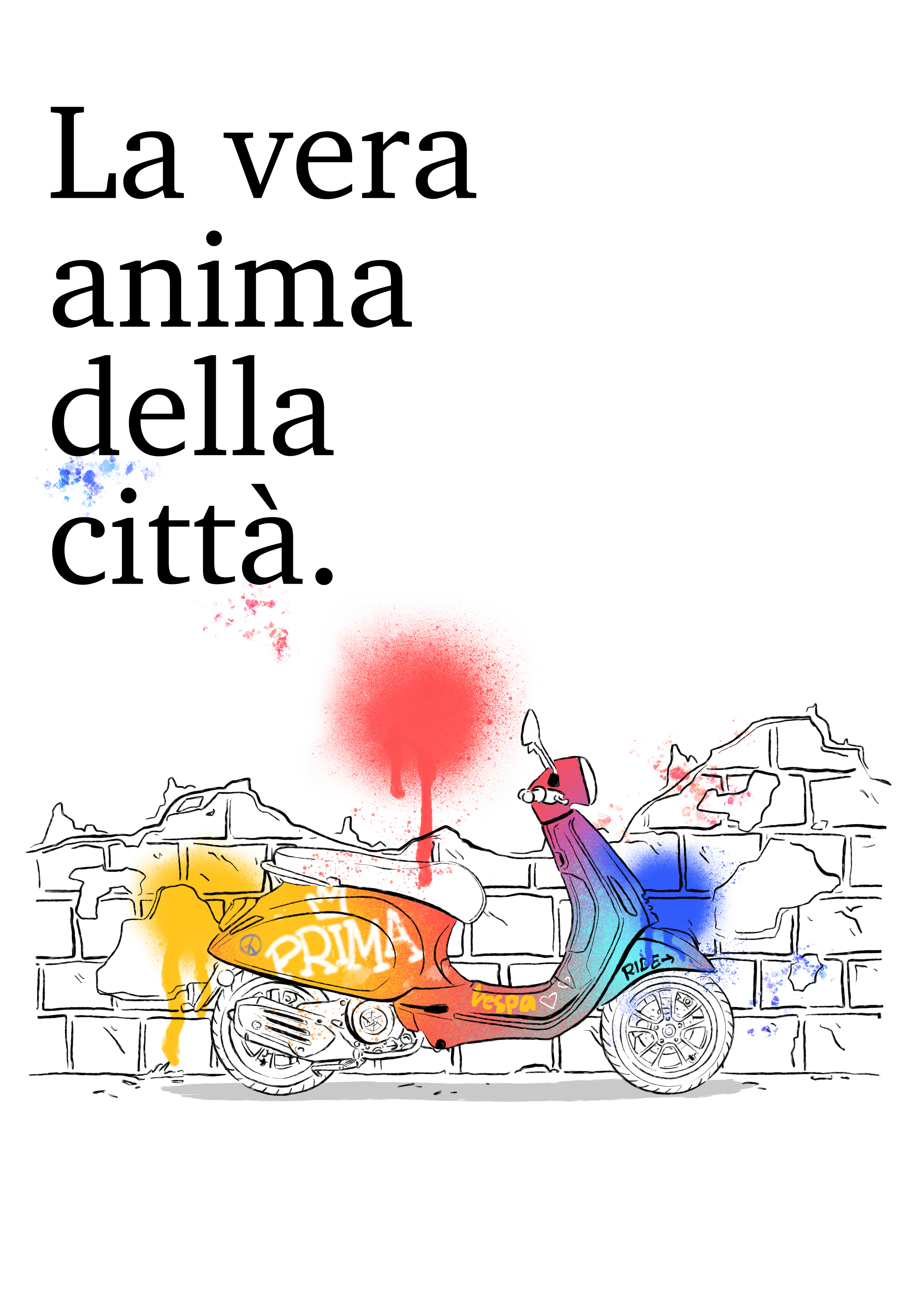 Vespa Primavera — Изображение №1 — Брендинг, Иллюстрация на Dprofile