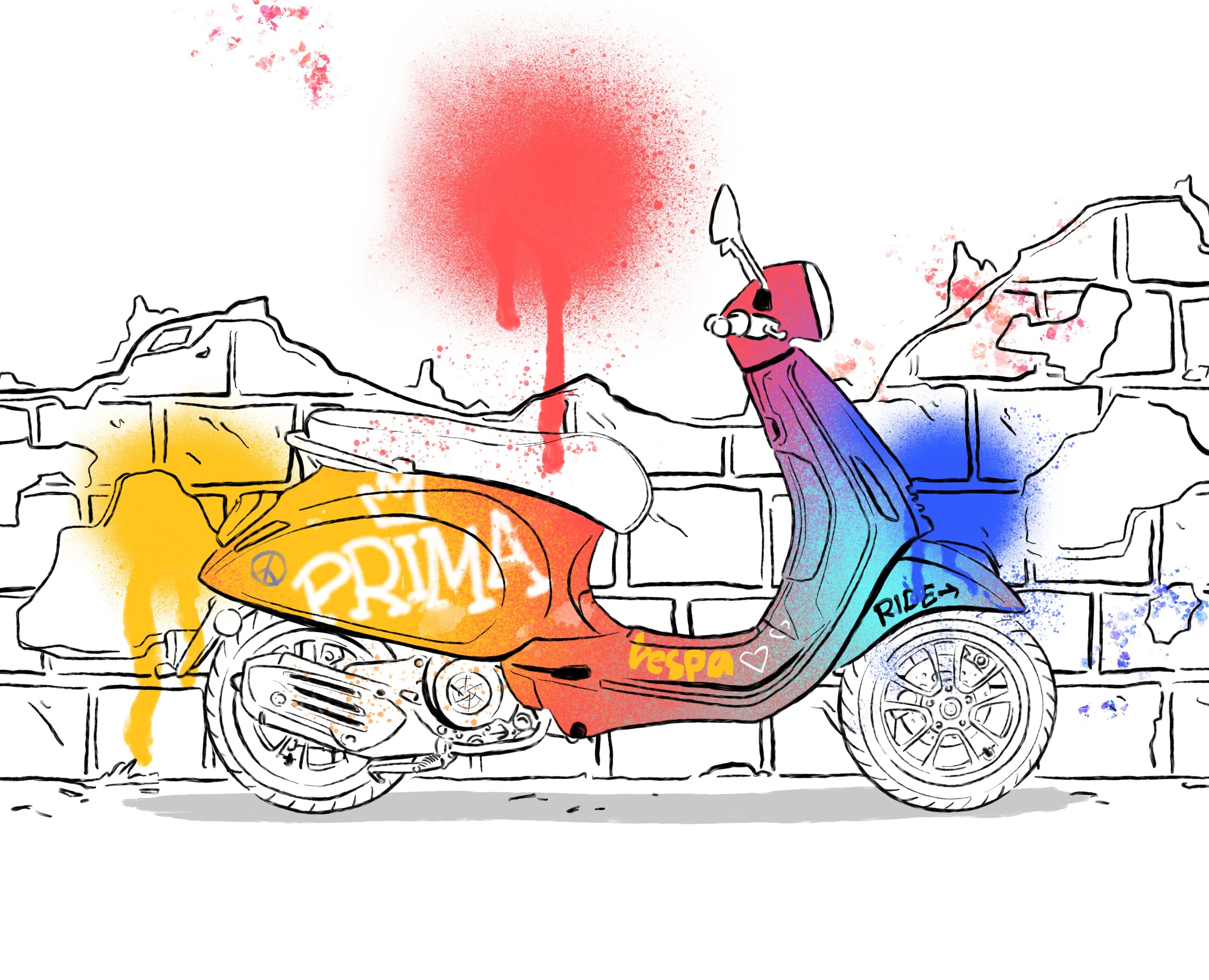 Vespa Primavera на Dprofile