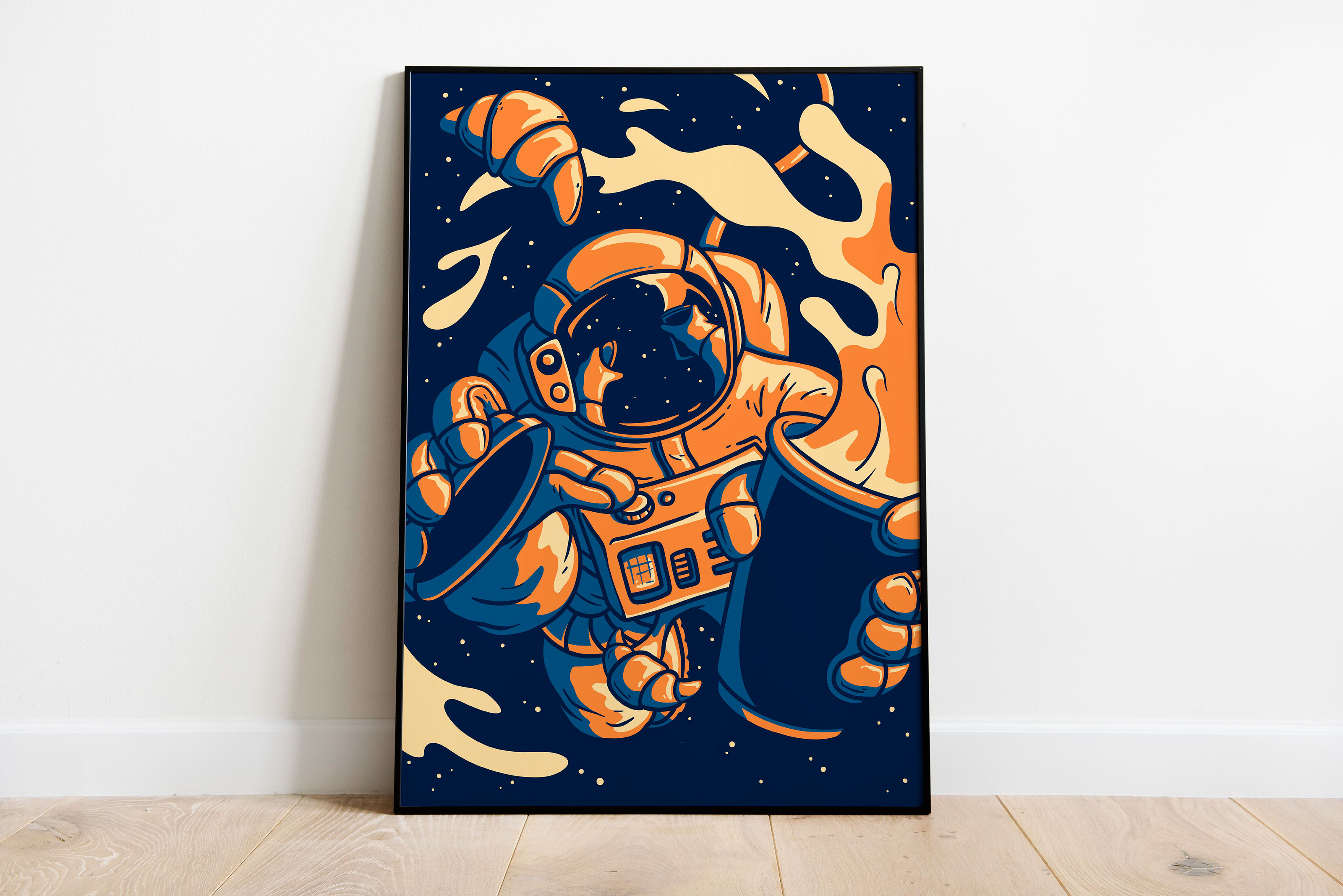 Space barista — Изображение №3 — Иллюстрация, Графика на Dprofile