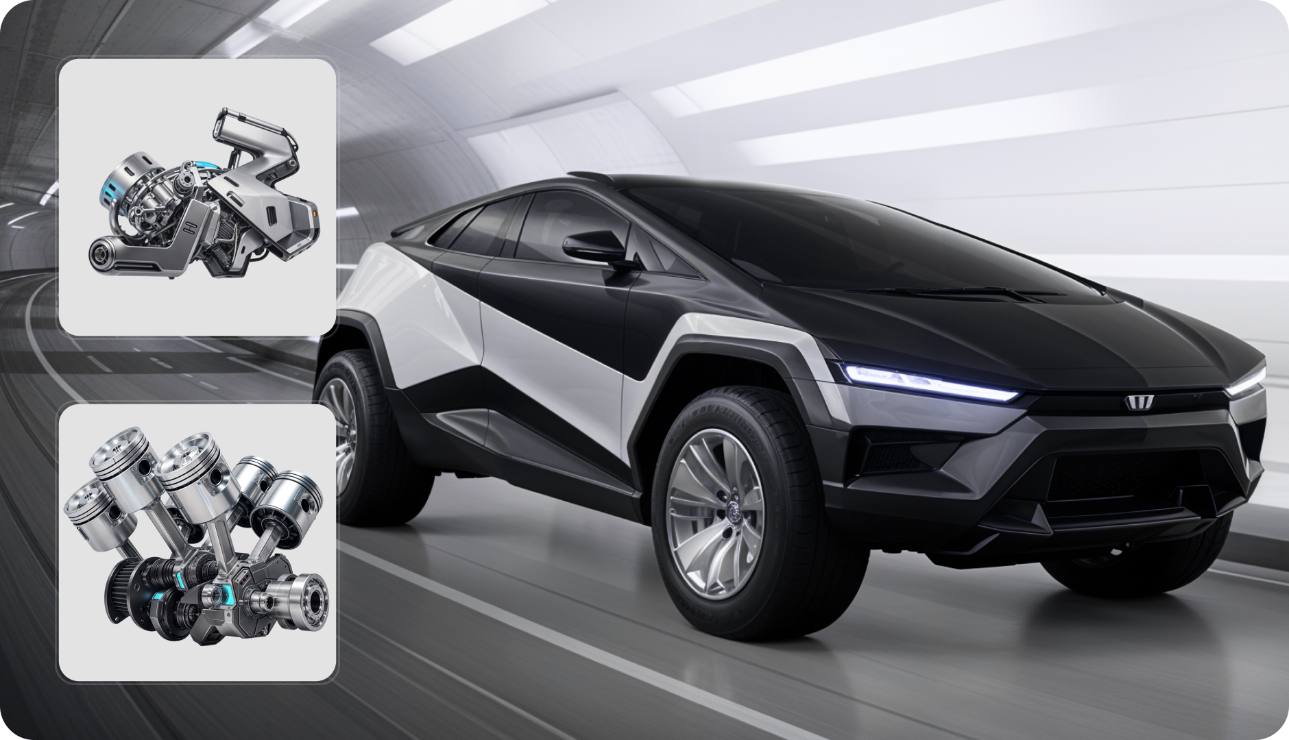 Quantum. Website for a futuristic car company. — Изображение №8 — Интерфейсы, Иллюстрация на Dprofile