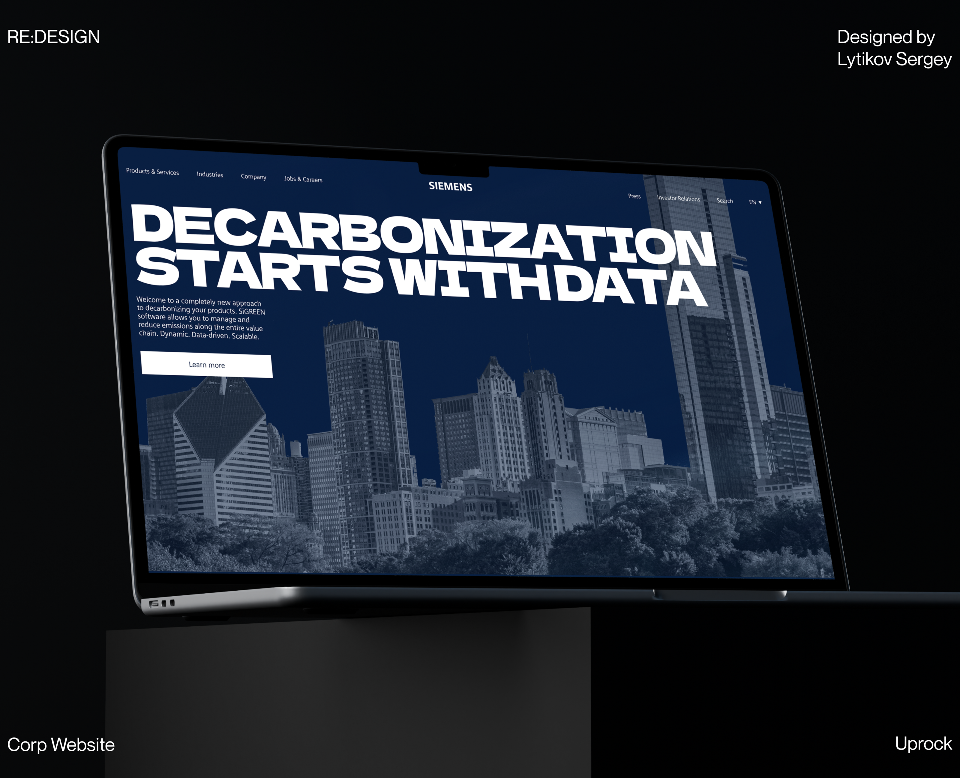 Редизайн сайта siemens.com — Интерфейсы на Dprofile