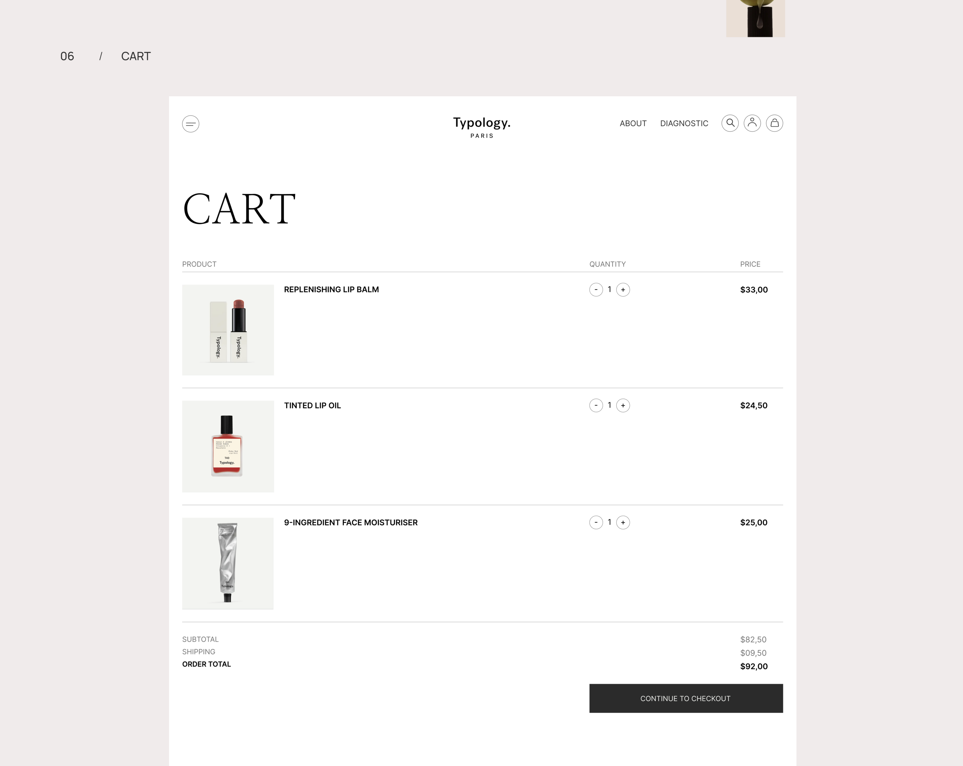 TYPOLOGY. Redesign concept. Cosmetic store — Изображение №12 — Интерфейсы на Dprofile