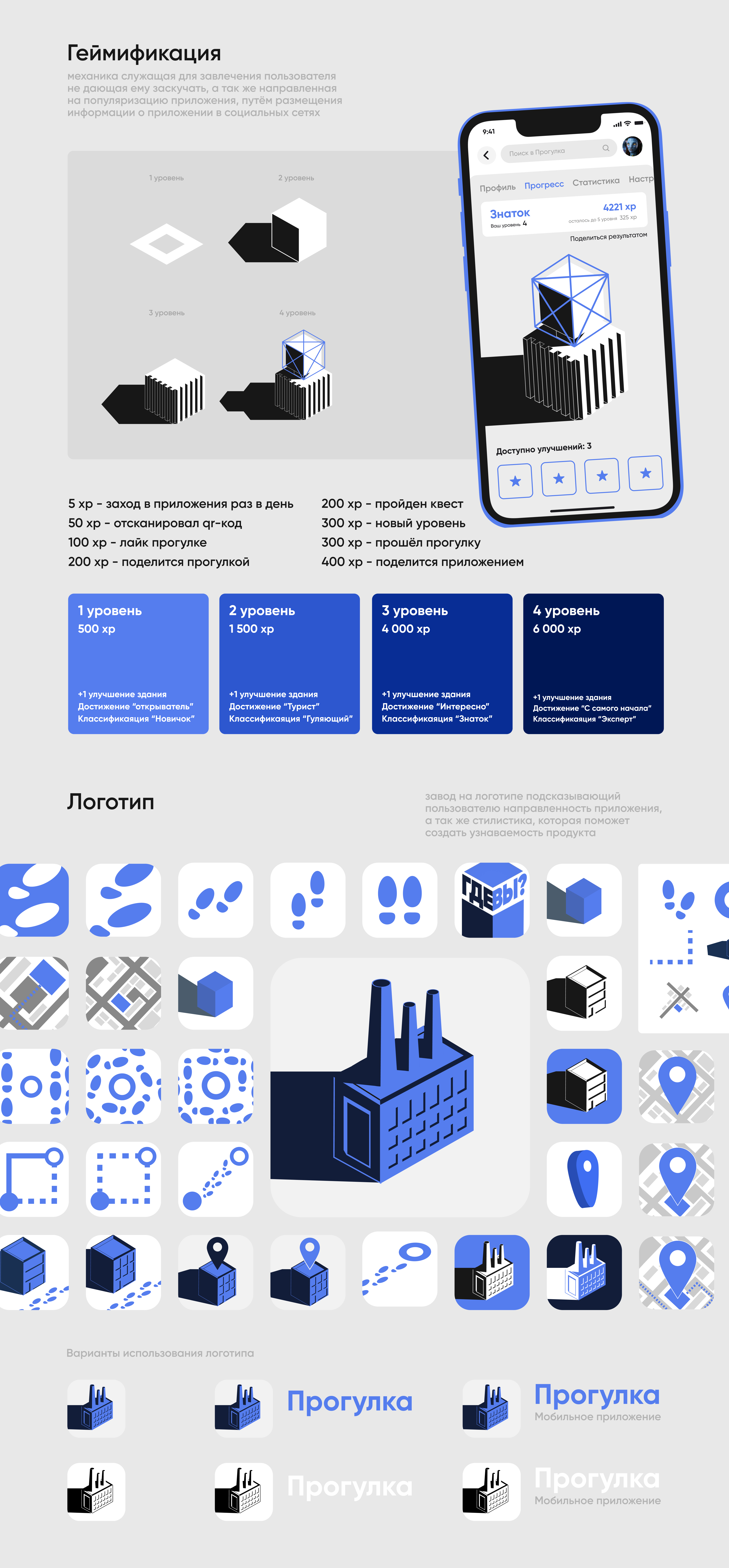 Mobile app Прогулка — Изображение №4 — Интерфейсы, Графика на Dprofile