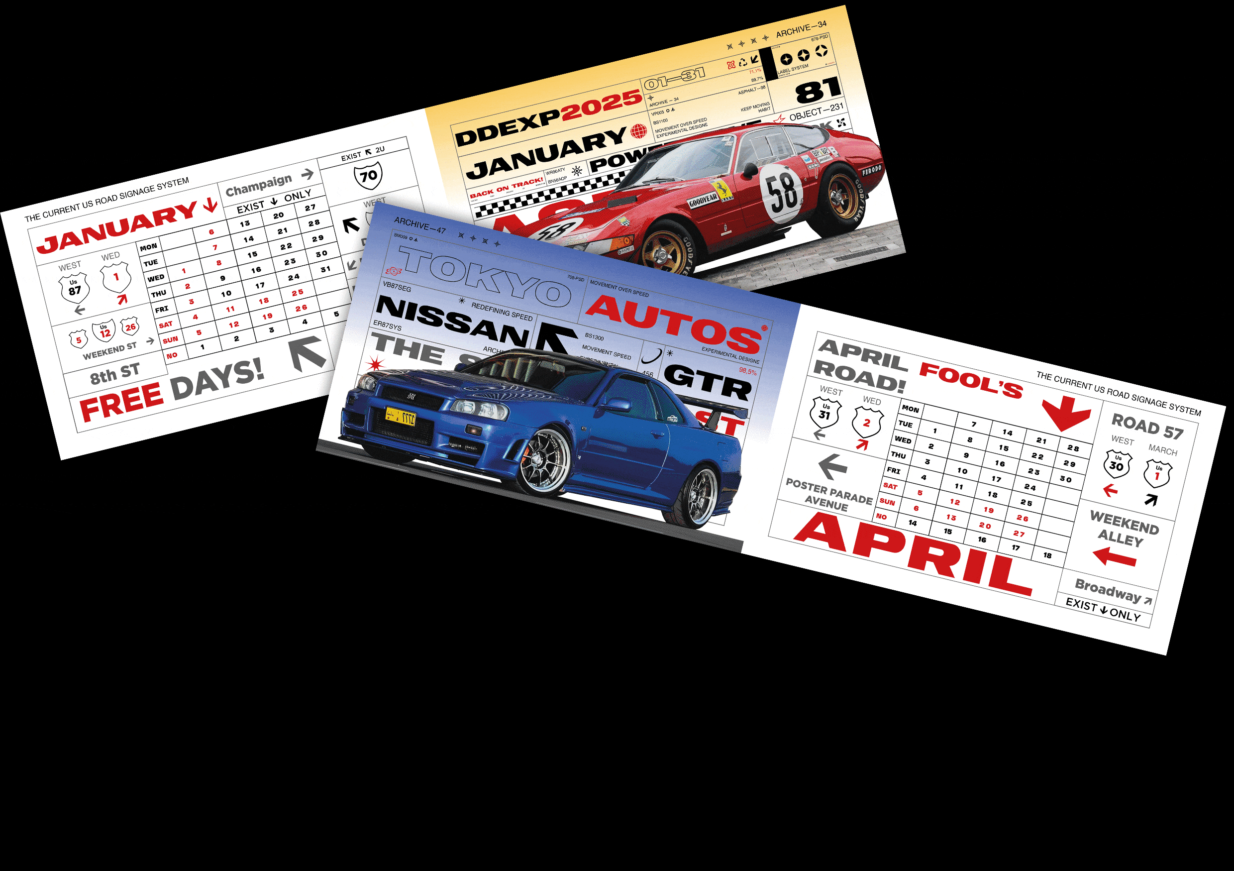 TURBOCHARGET YEAR CALENDAR — Изображение №7 — Брендинг, Графика на Dprofile