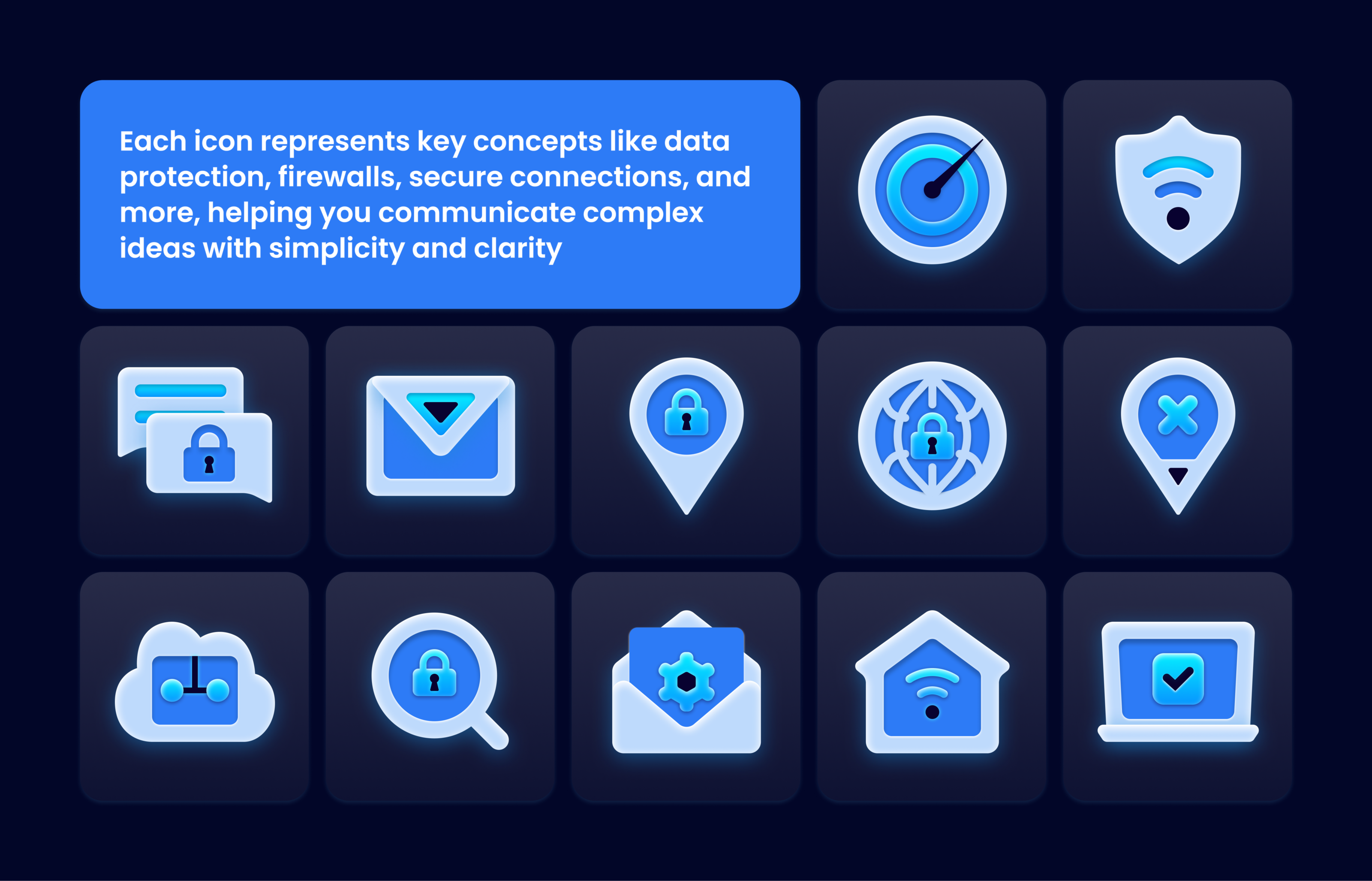 Cyber Security Icon Set — Изображение №5 — Интерфейсы на Dprofile