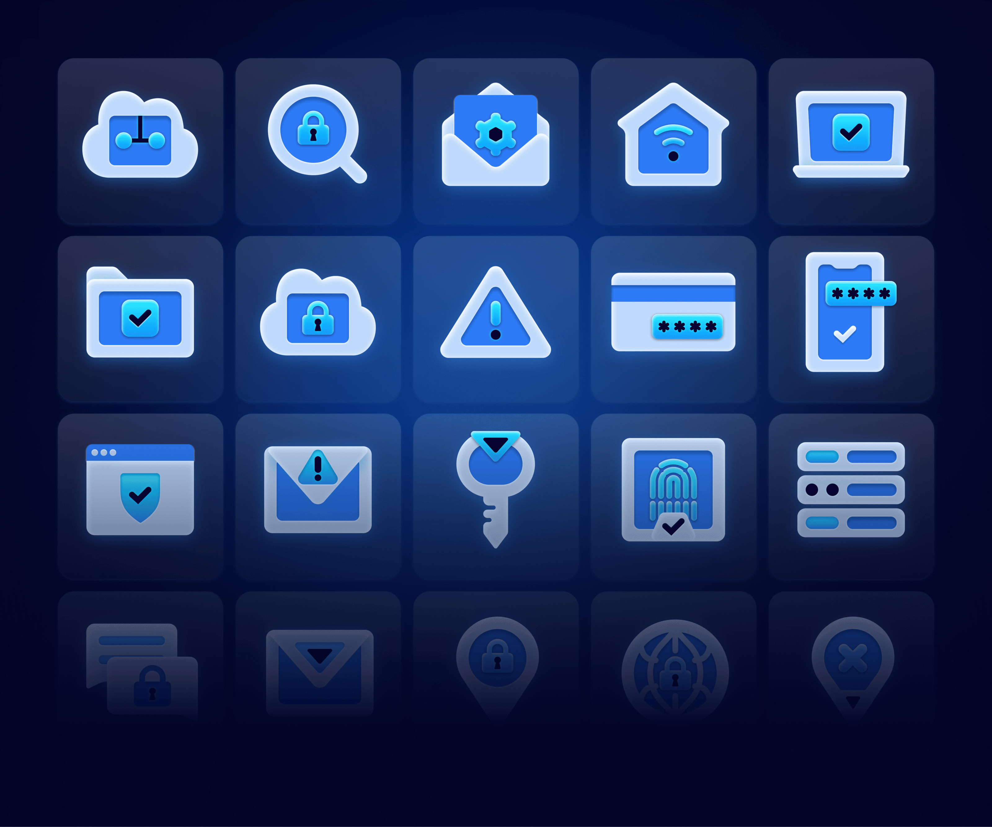 Cyber Security Icon Set — Изображение №9 — Интерфейсы на Dprofile