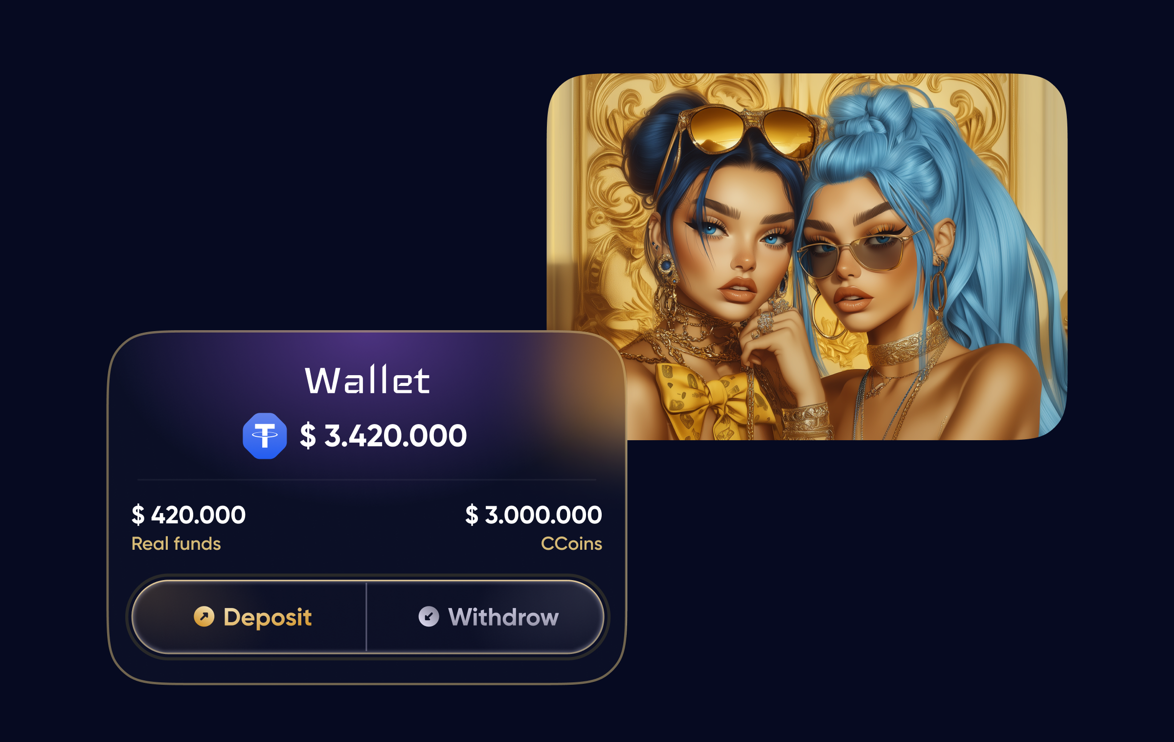 Crypto Casino Online — Изображение №13 — Интерфейсы на Dprofile