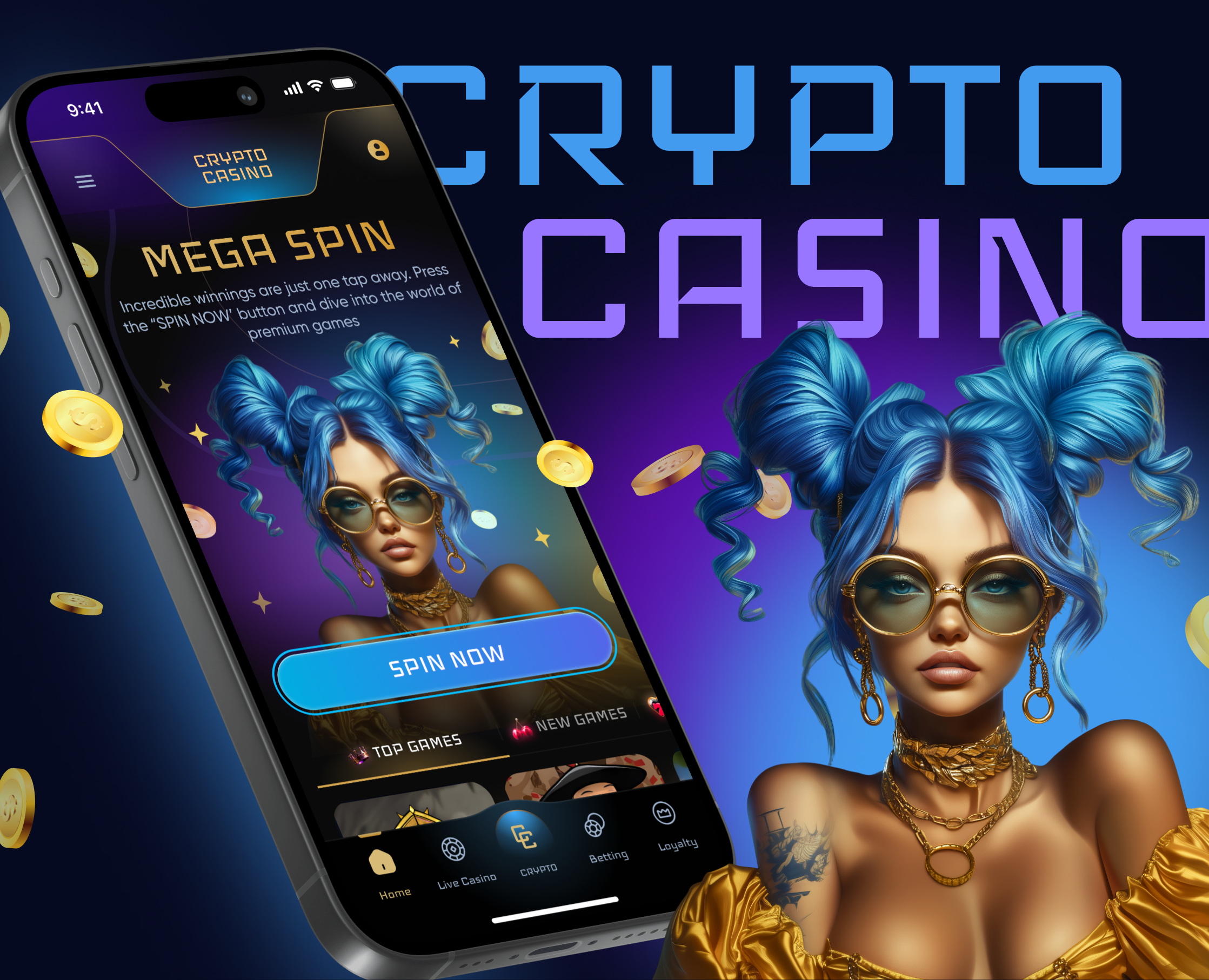 Crypto Casino Online — Интерфейсы на Dprofile