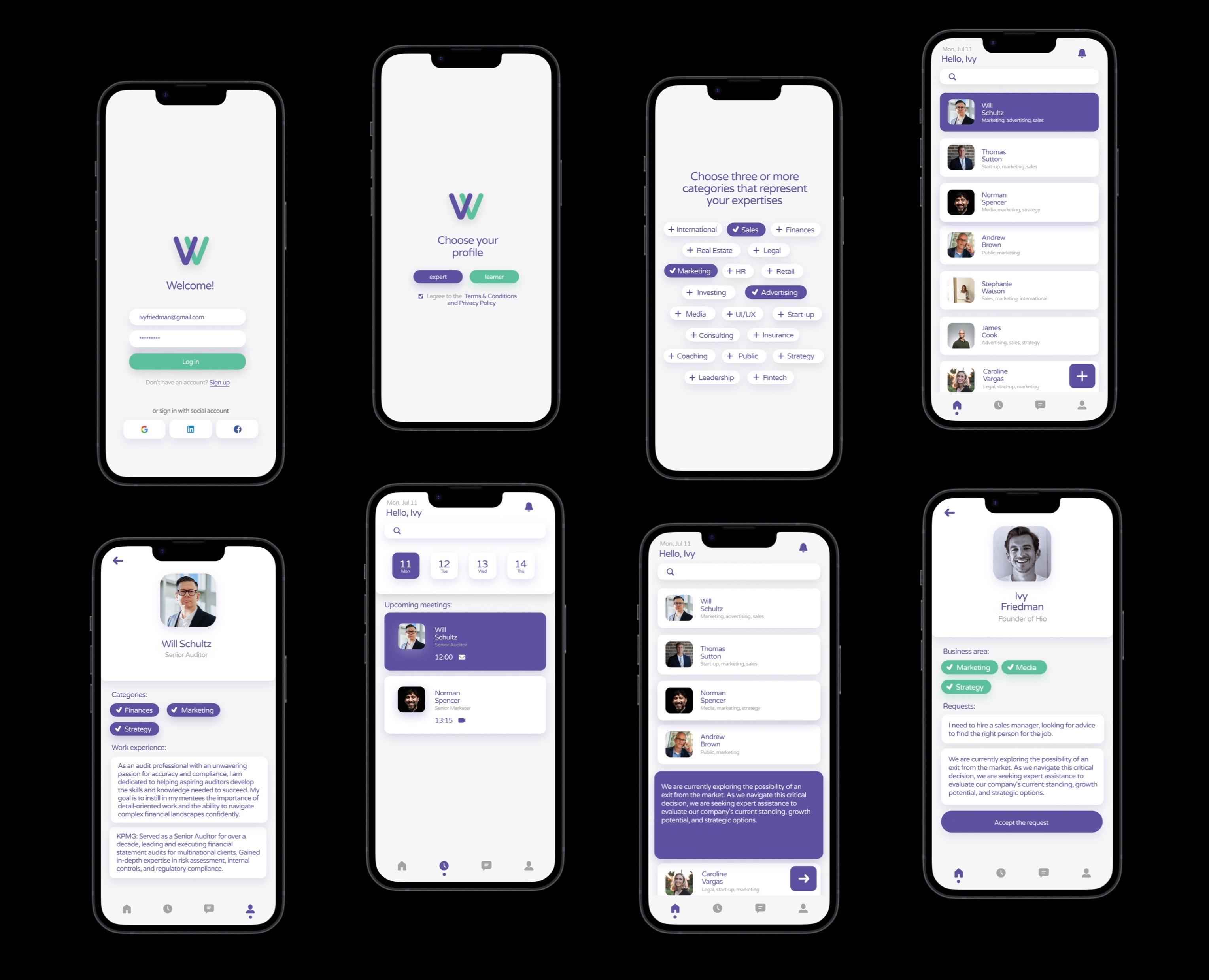 Wiso | UI/UX — Интерфейсы на Dprofile
