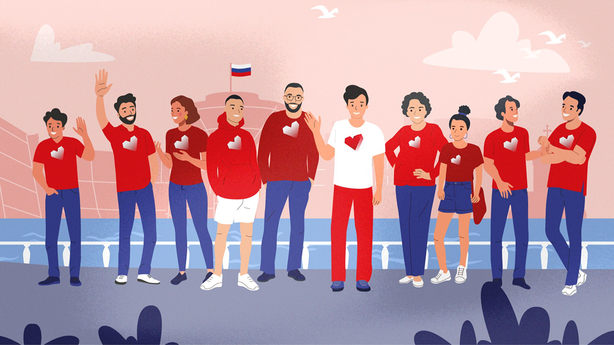 Анимационный видеоролик «Волонтеры Подмосковья» — Изображение №16 — Иллюстрация, Анимация на Dprofile