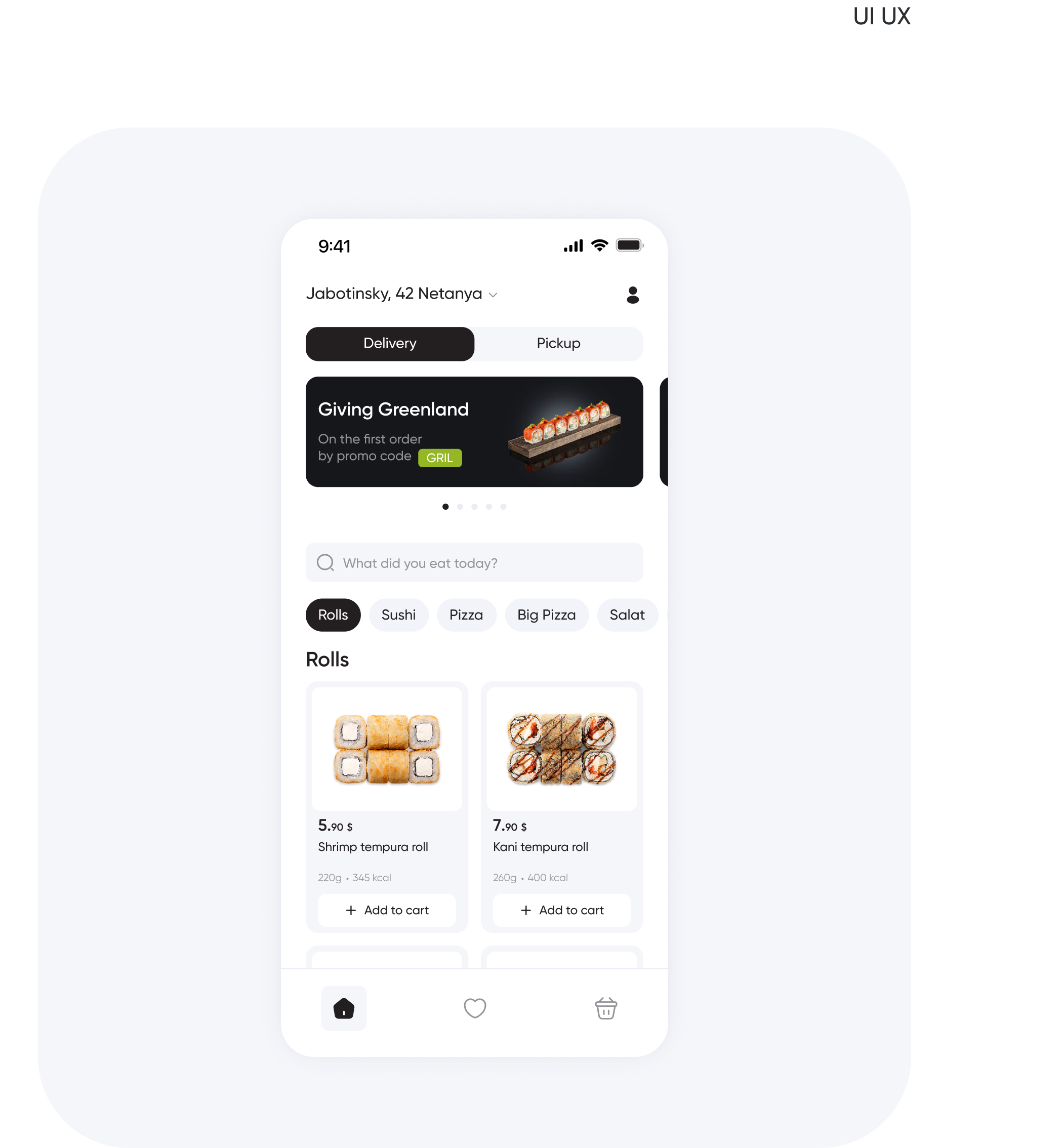 App Delivery | Wasabi — Изображение №7 — Интерфейсы на Dprofile