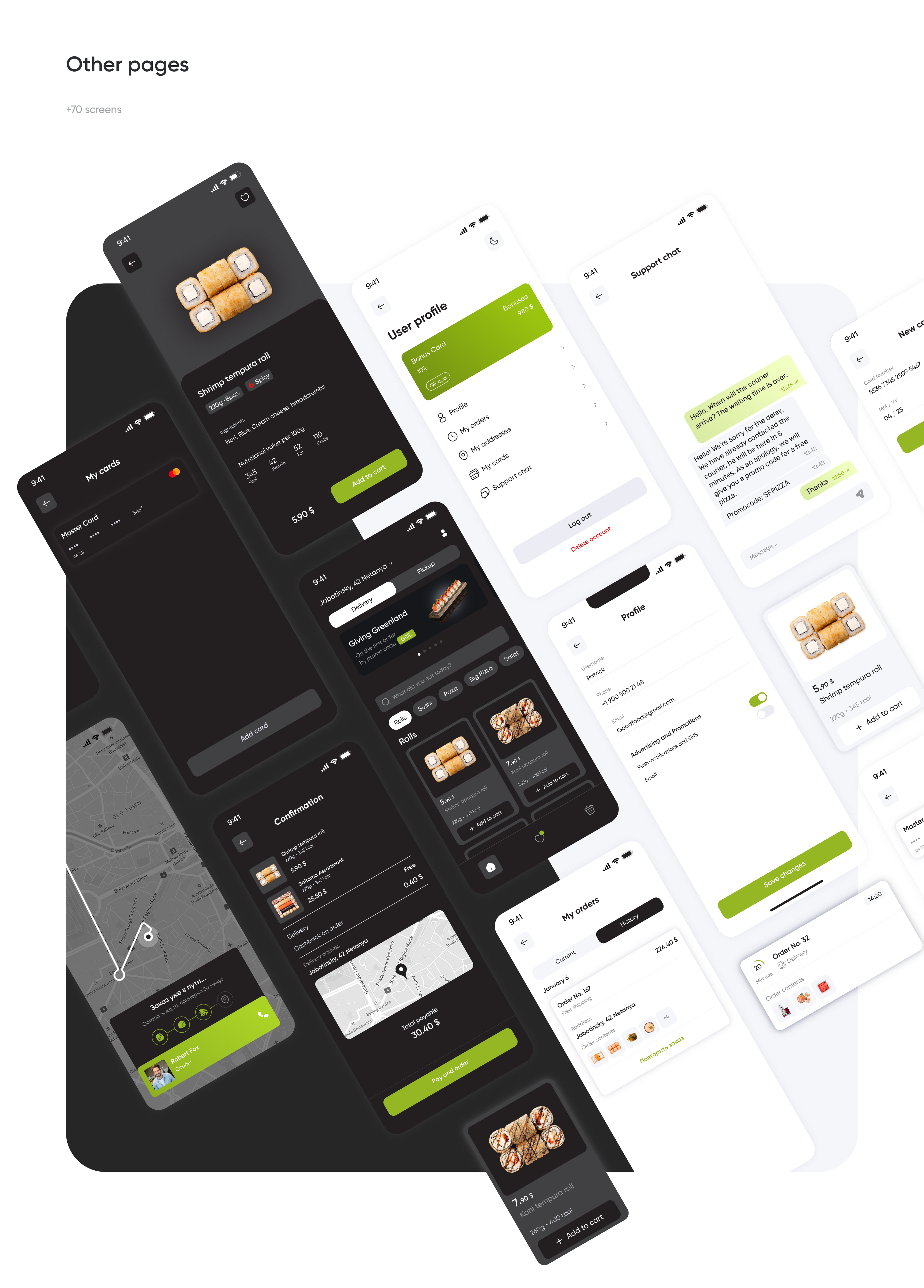 App Delivery | Wasabi — Изображение №18 — Интерфейсы на Dprofile