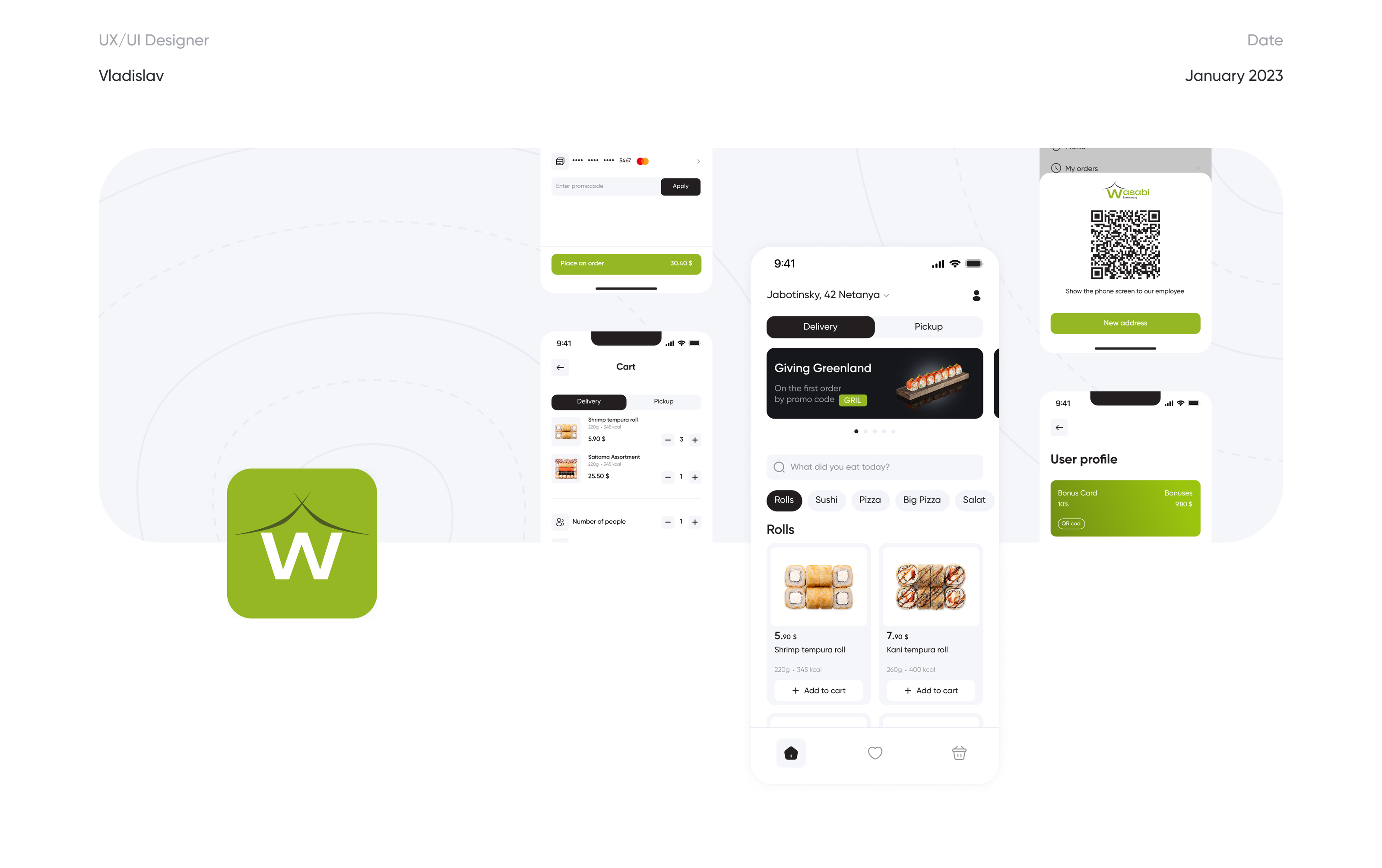 App Delivery | Wasabi — Изображение №1 — Интерфейсы на Dprofile