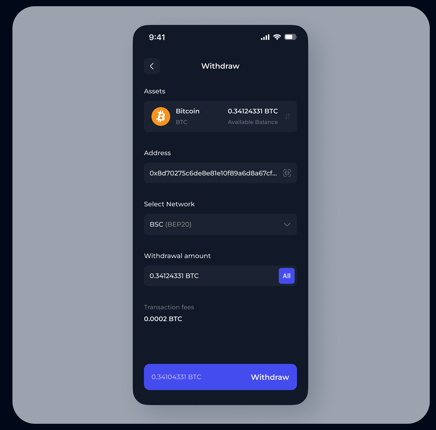 Crypto Wallet app | CN — Изображение №14 — Интерфейсы на Dprofile