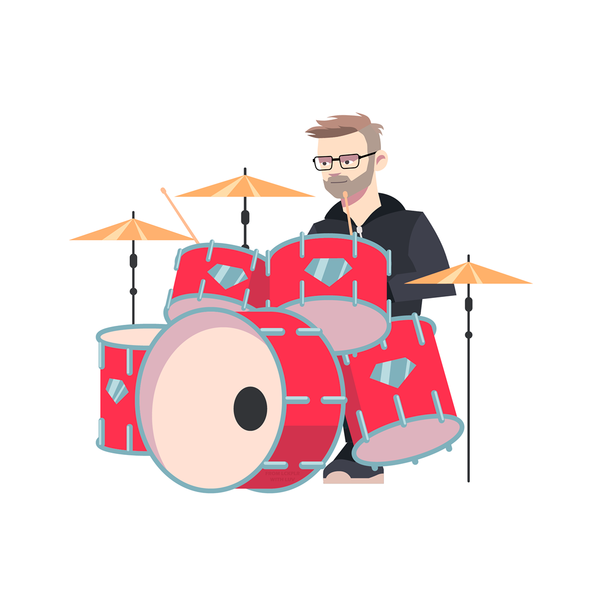 Gyllene Tider - Det kändes inte som maj — Изображение №11 — Иллюстрация, Анимация на Dprofile