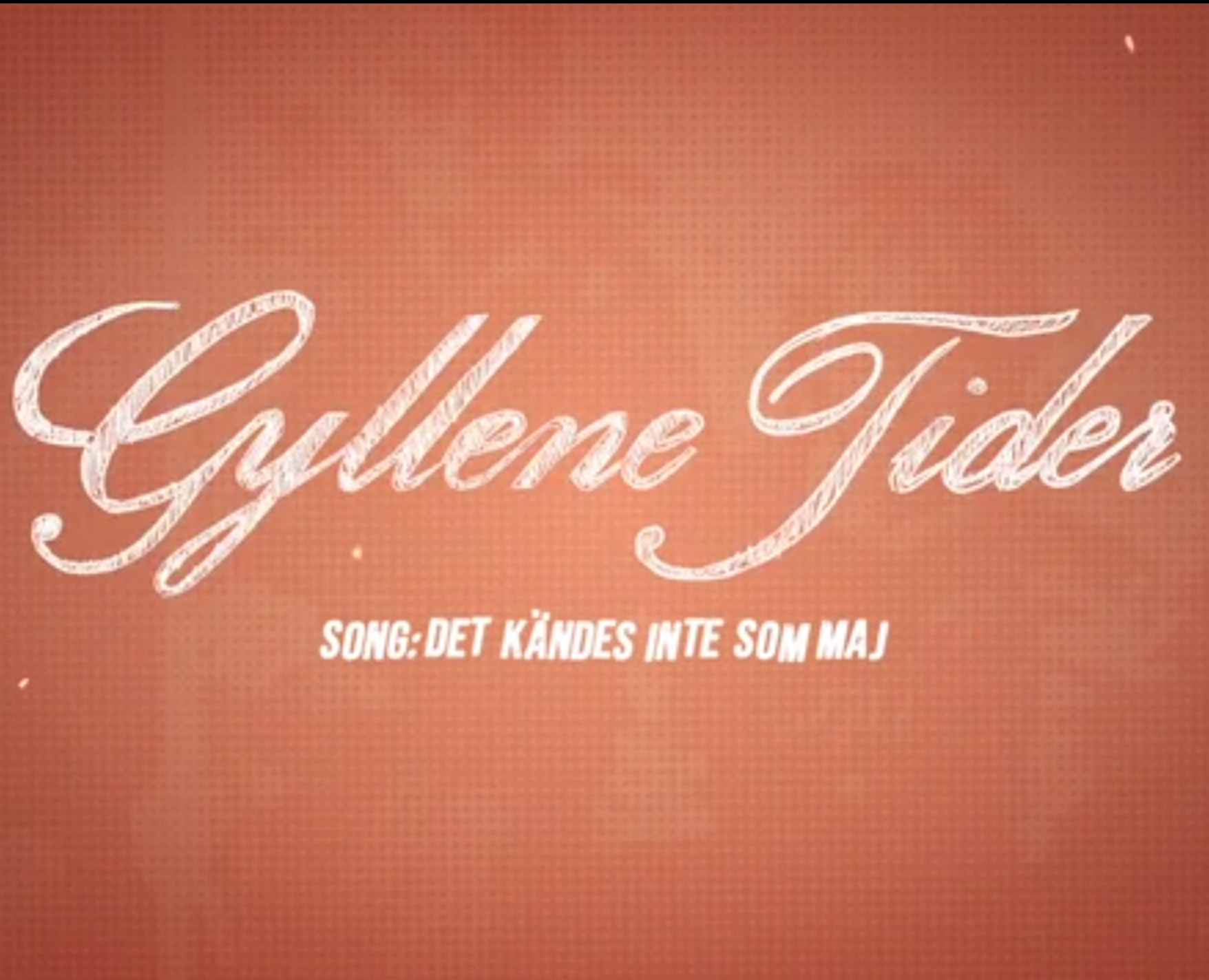 Gyllene Tider - Det kändes inte som maj — Иллюстрация, Анимация на Dprofile