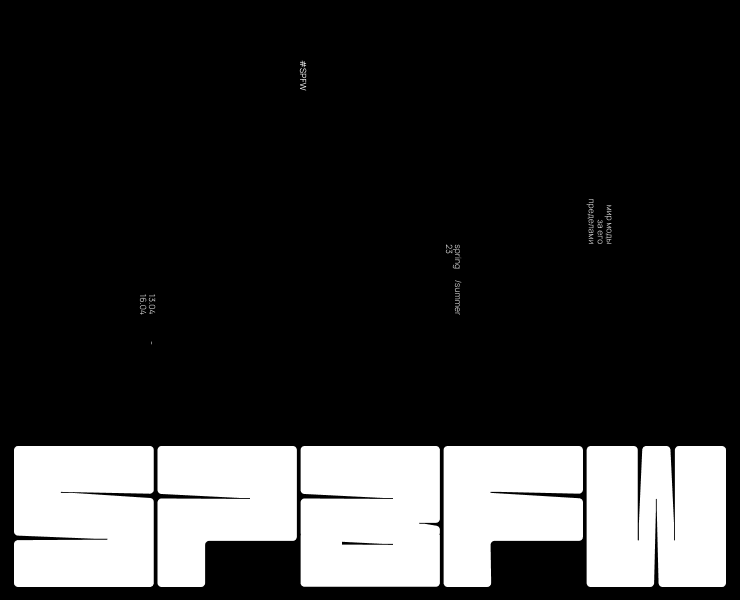 SPbFW - brand design — Брендинг на Dprofile