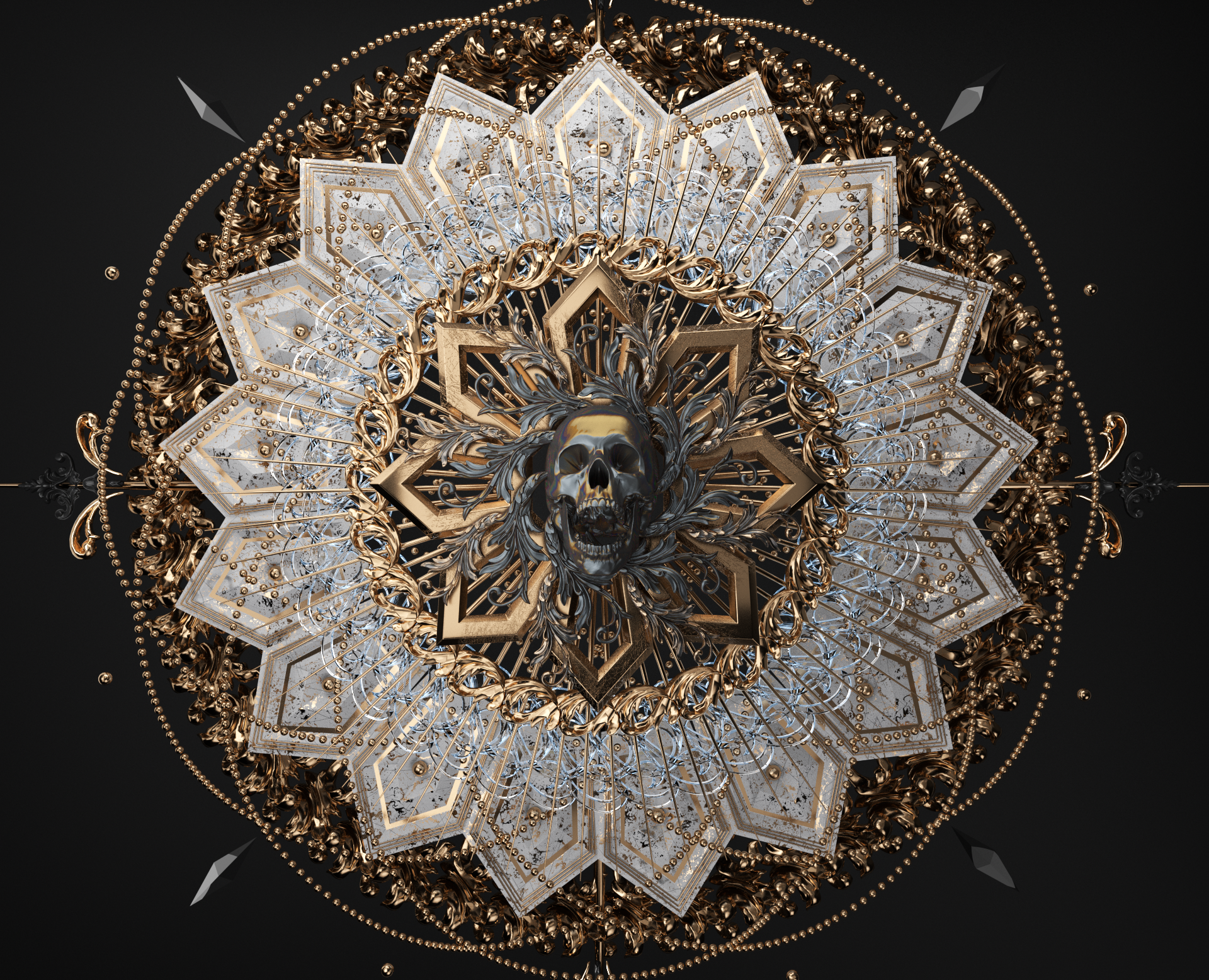 Skull Mandala на Dprofile