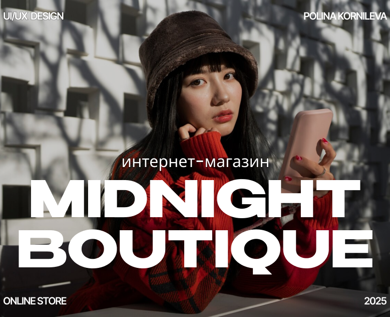 Midnight Boutique | интернет-магазин одежды — Интерфейсы на Dprofile
